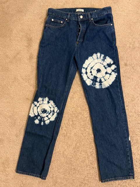 Sandro tie dye denim sandro straight fit Size US 30 / EU 46 - 2 Thumbnail