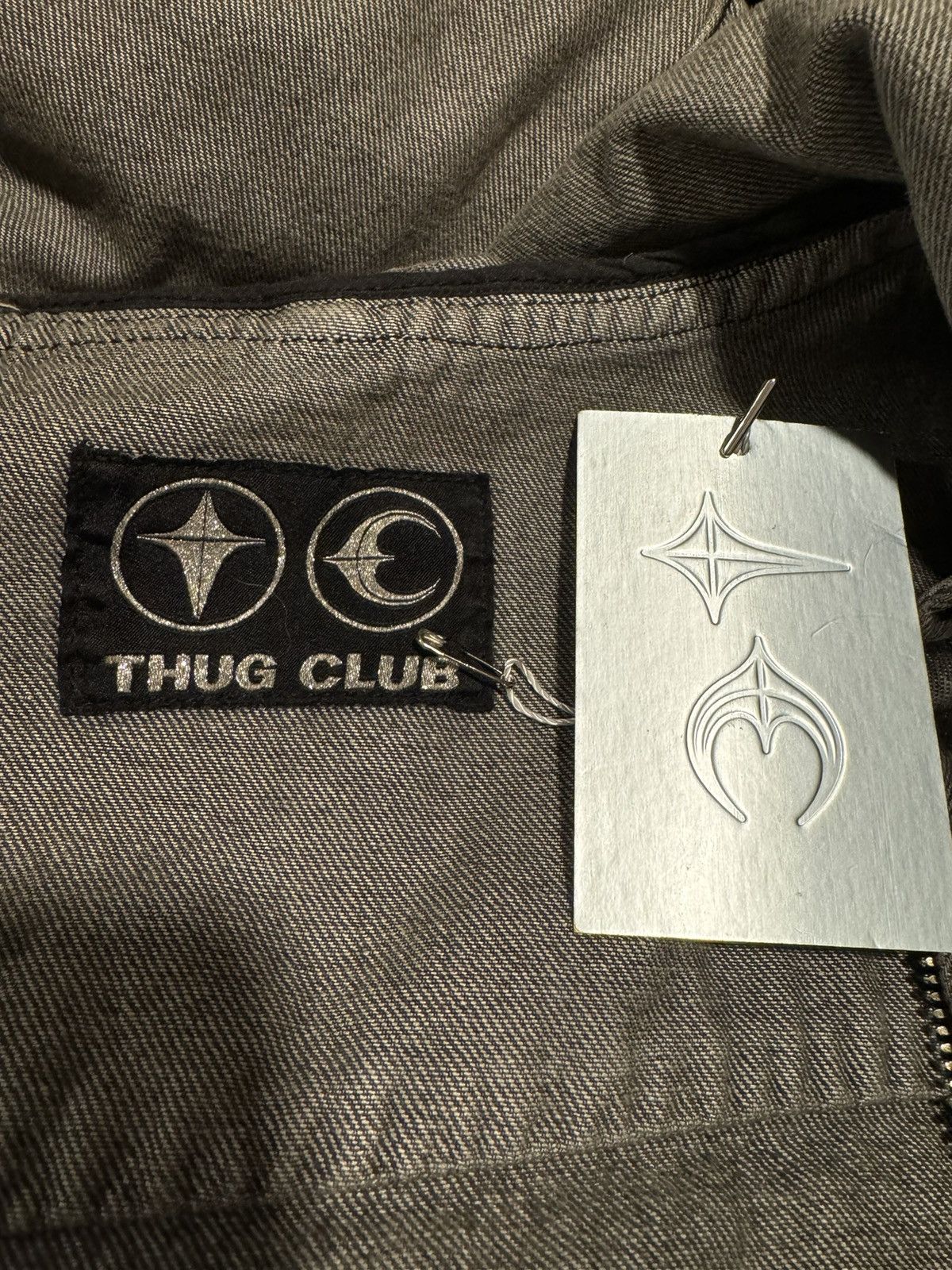 Thug Club Thug Club Hooded Denim Jacket Size US M / EU 48-50 / 2 - 6 Thumbnail