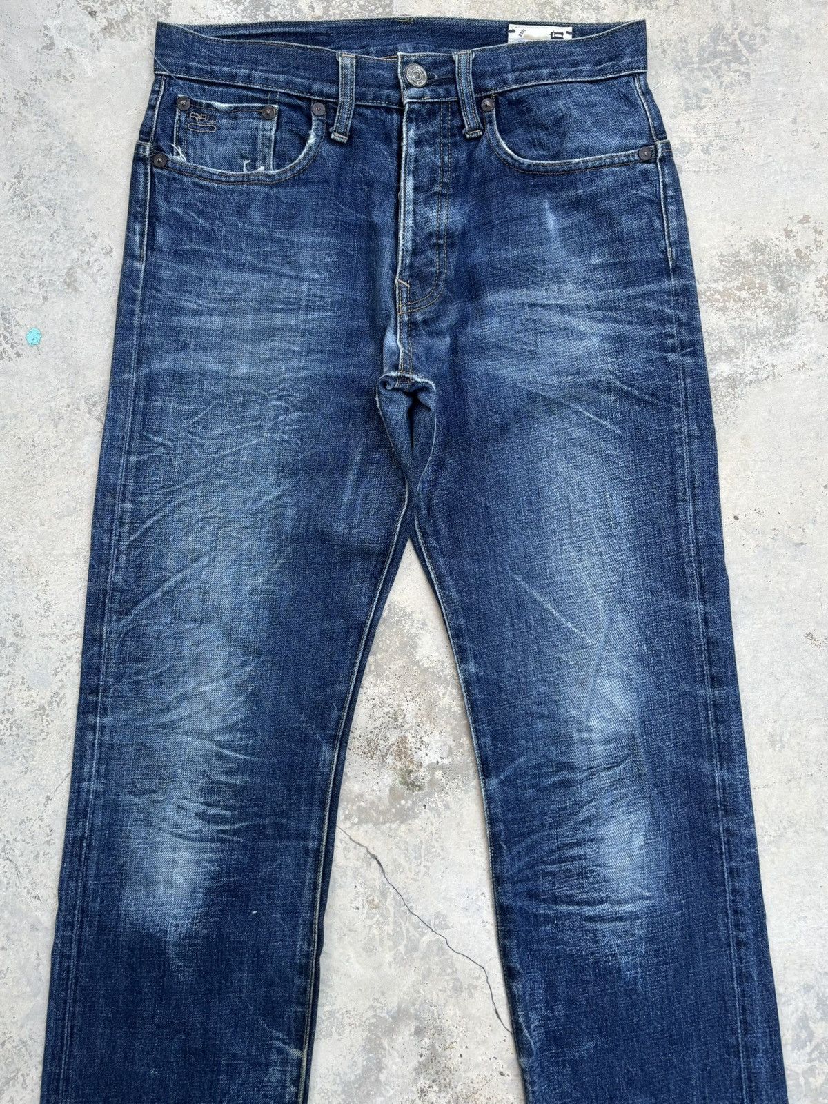G-Star × Pharrell G-Star Raw Blue Washed Denim Jeans Size US 30 / EU 46 - 5 Thumbnail