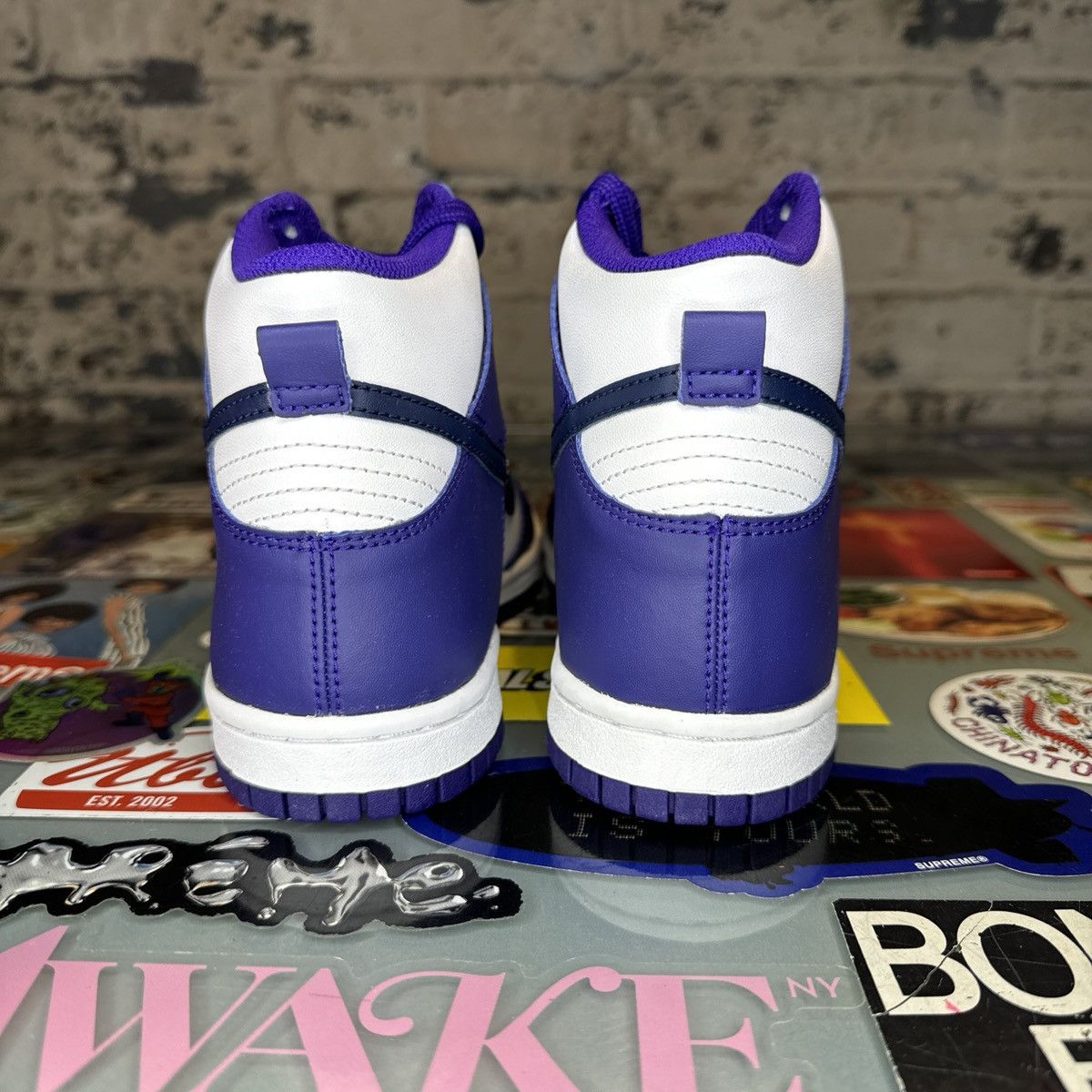 Nike Nike Dunk High Electro Purple GS Size 4.5Y Kids Brand New Size US 5 / EU 37 - 2 Thumbnail
