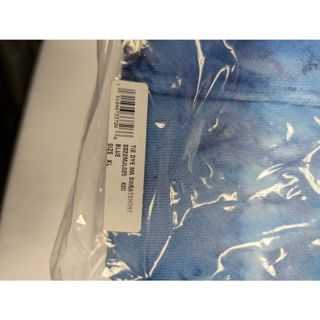 Amiri o1rshd1 Tie Dye MA Sweatshort Shorts in Blue XL Size US 36 / EU 52 - 17 Thumbnail