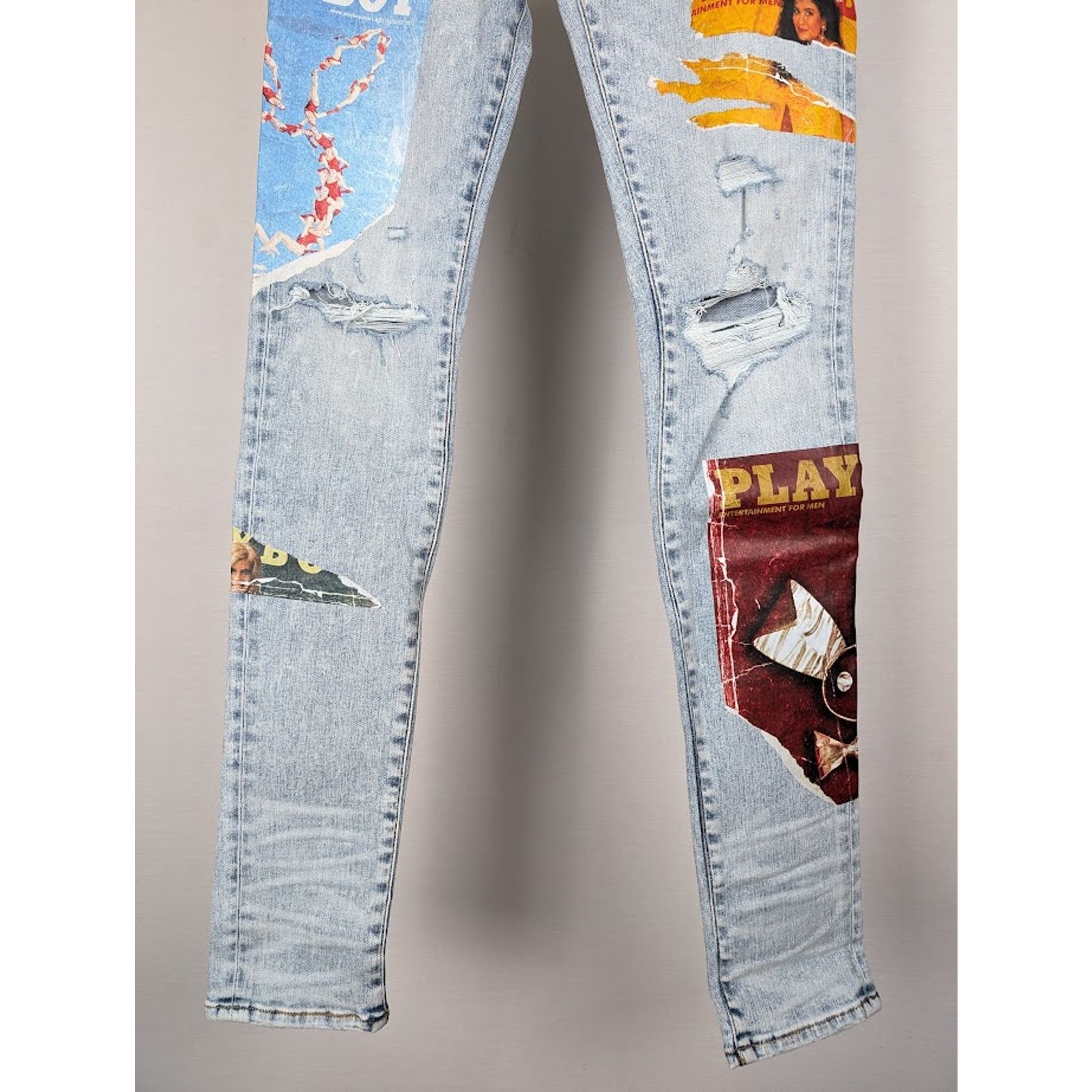 Amiri o1rshd1 Q:2 / Playboy Magazine Jean in LT.Vintage Size US 38 / EU 54 - 3 Thumbnail