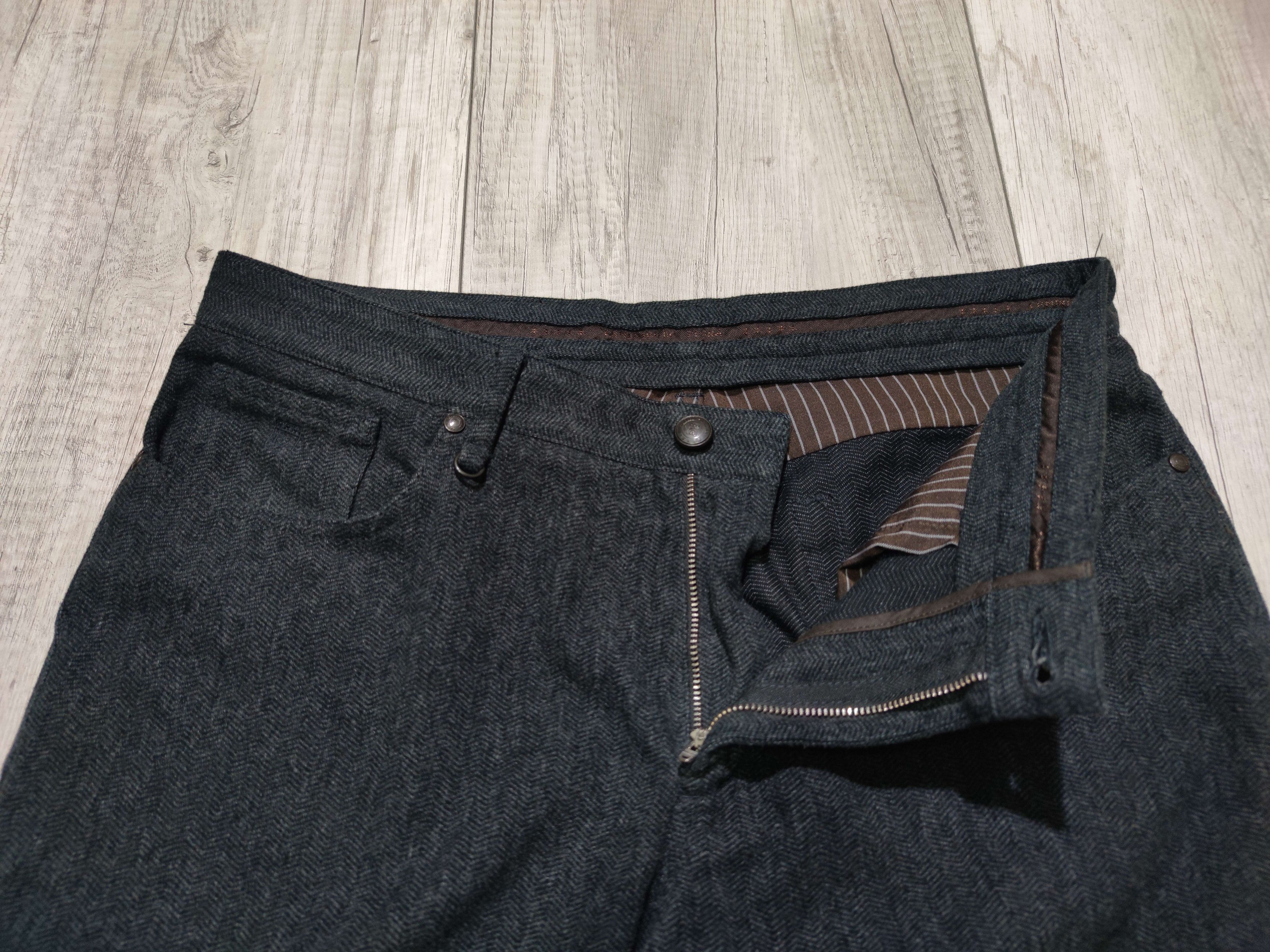 Ermenegildo Zegna Ermenegildo Zegna Gray Cotton Pit Pants Size US 34 / EU 50 - 5 Thumbnail