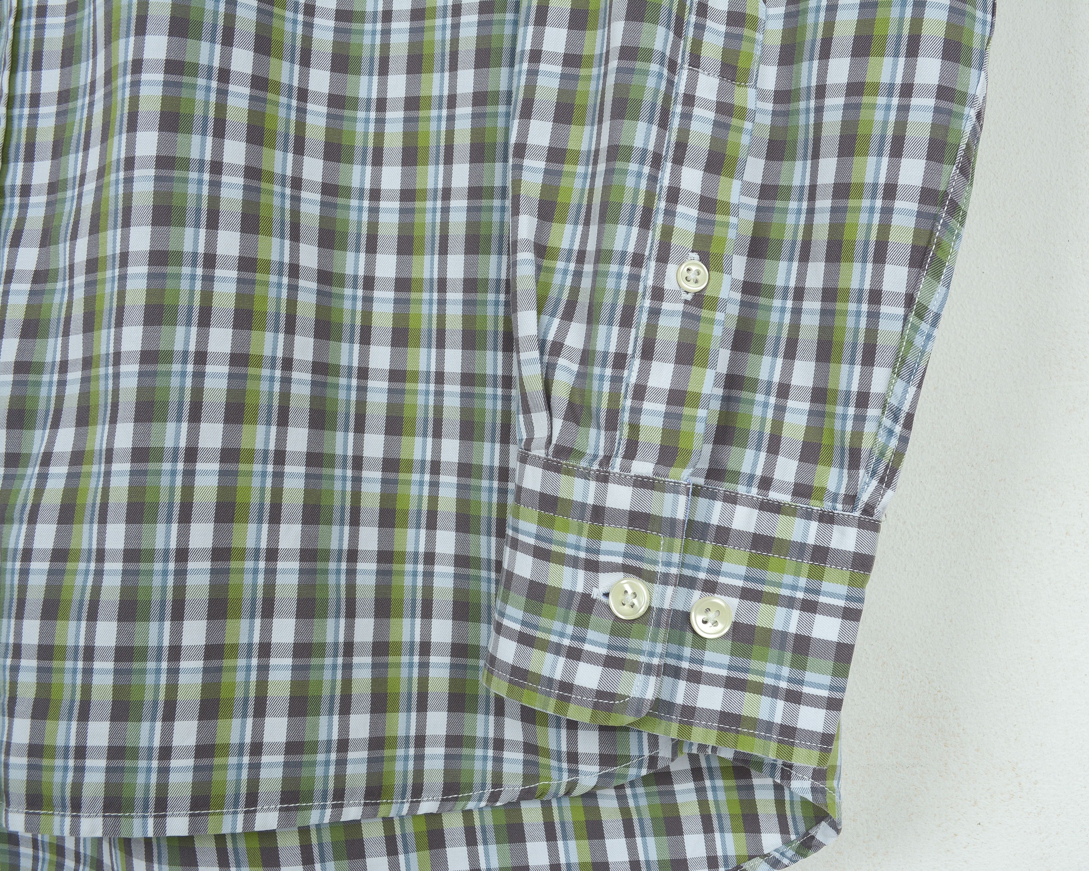 Gant GANT Egyptian Cotton Formal Shirt Casual Checked Tartan Size US M / EU 48-50 / 2 - 4 Thumbnail