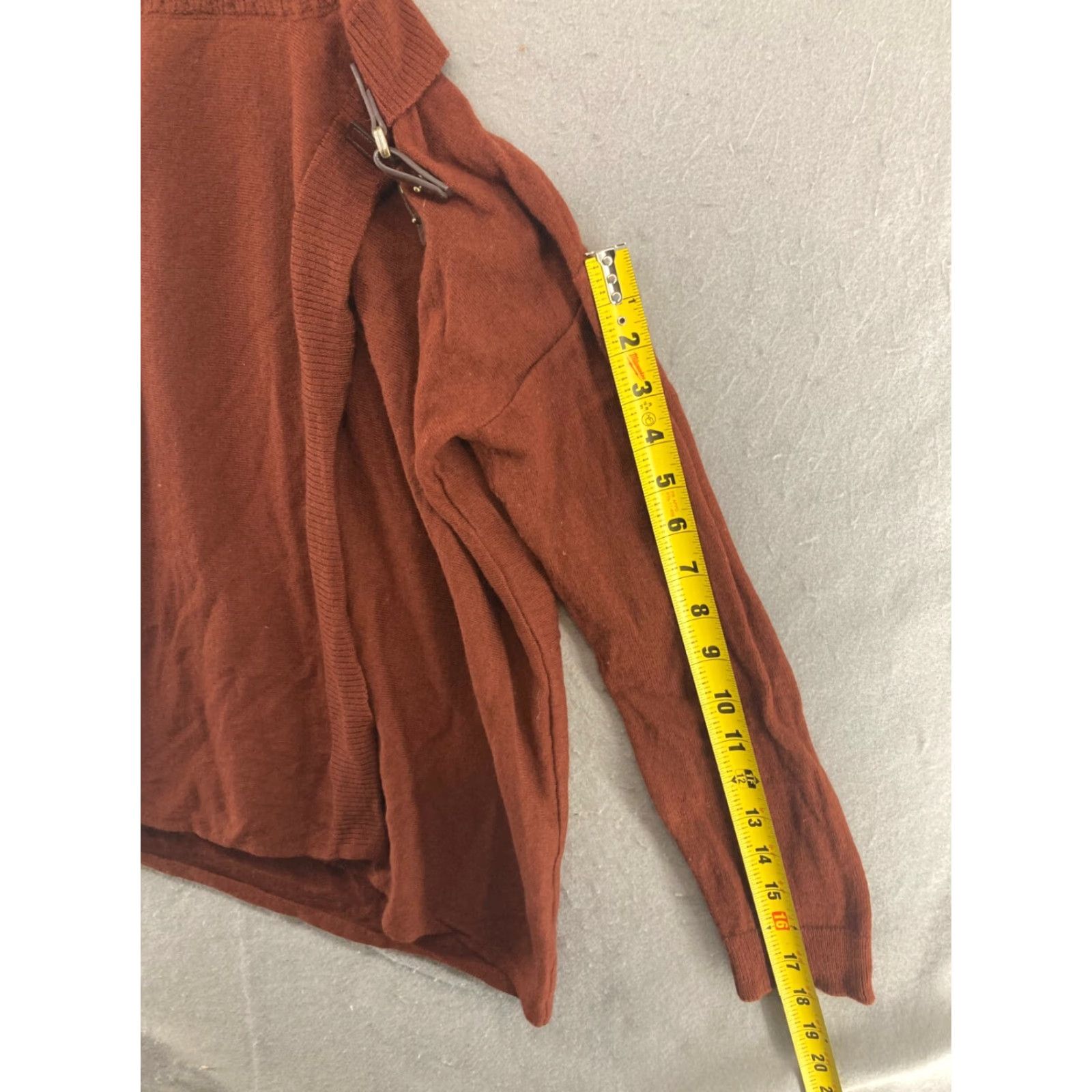 Ellen Tracy Ellen Tracy Womens Sweater M Brown Turtle Neck Wool Vintage Y2K Size M / US 6-8 / IT 42-44 - 6 Thumbnail