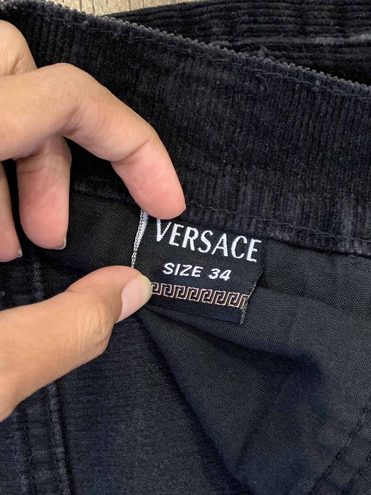 Versace × Versace Jeans Couture × Vintage Vintage Versace corduroy pants Size US 34 / EU 50 - 5 Thumbnail