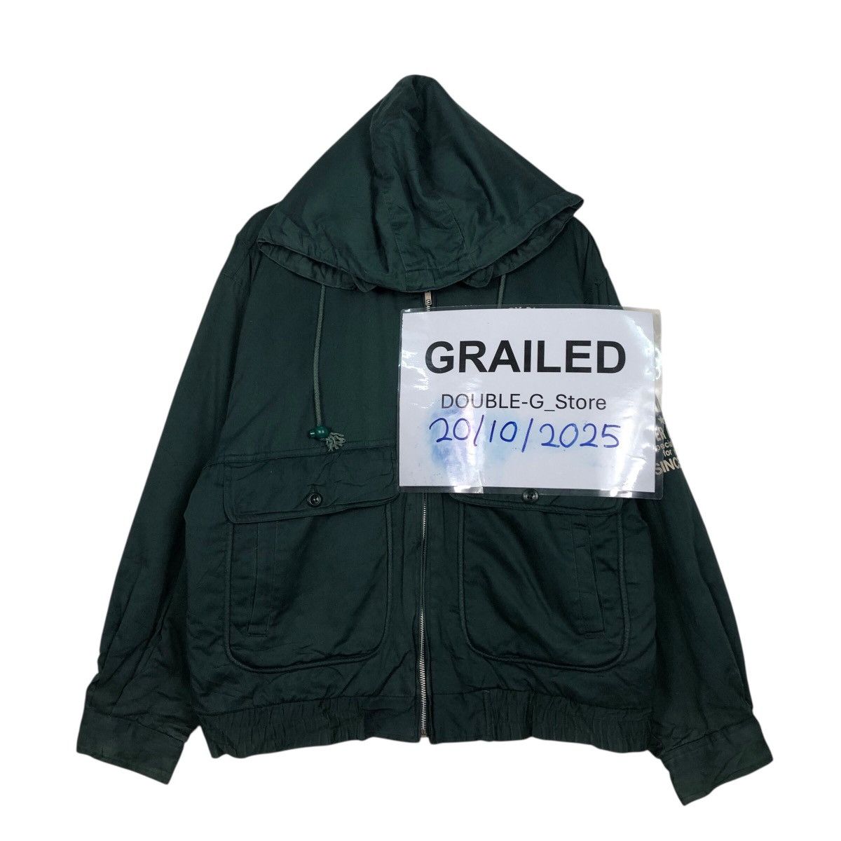 Hysteric Glamour 📌Vintage Biker Bomber Jacket Swooplex Big Logo Embroidery Size US L / EU 52-54 / 3 - 1 Thumbnail