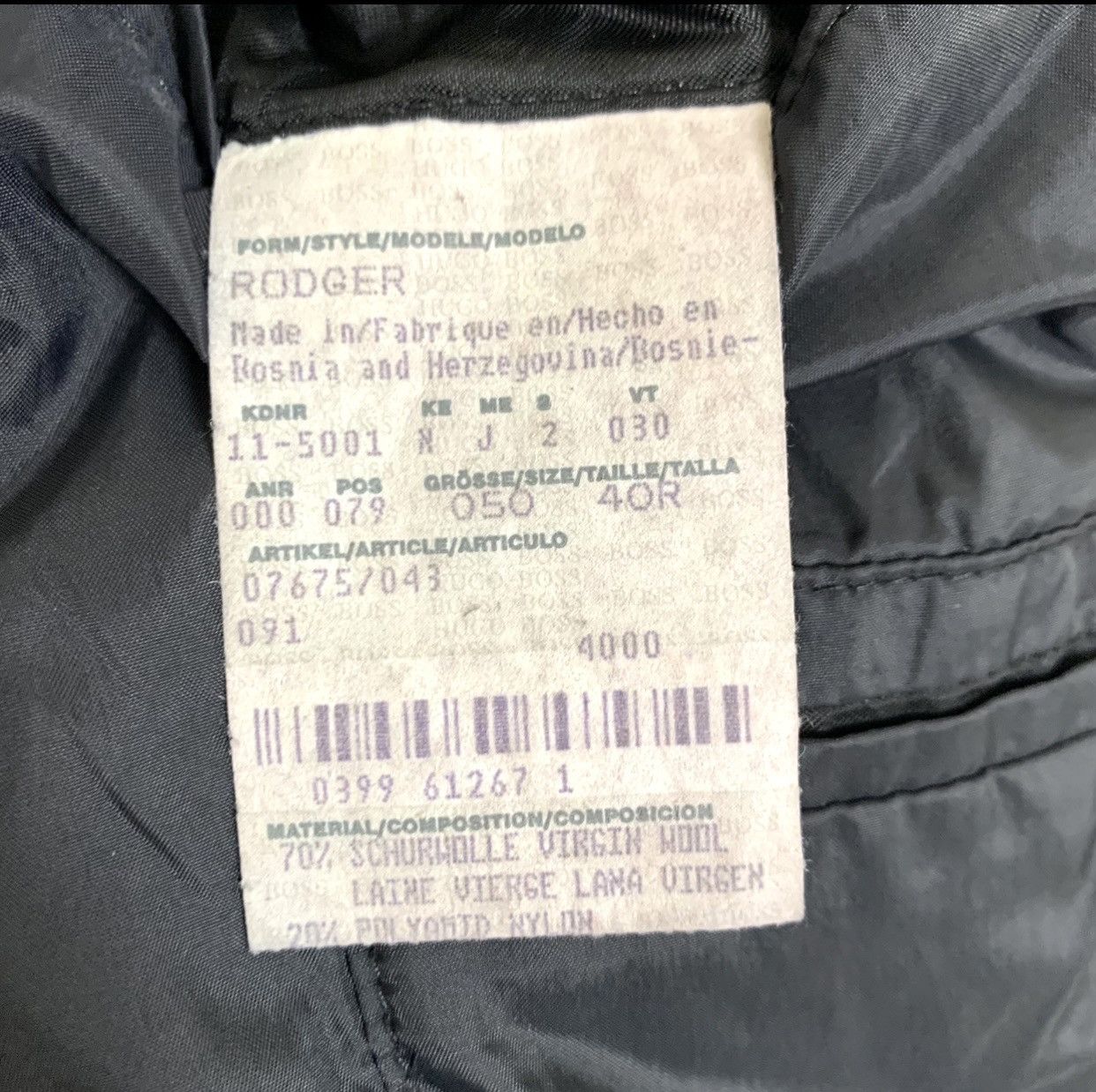 Hugo Boss Vintage Designer Hugo Boss Wool Trench Coat Size M Size US M / EU 48-50 / 2 - 11 Thumbnail