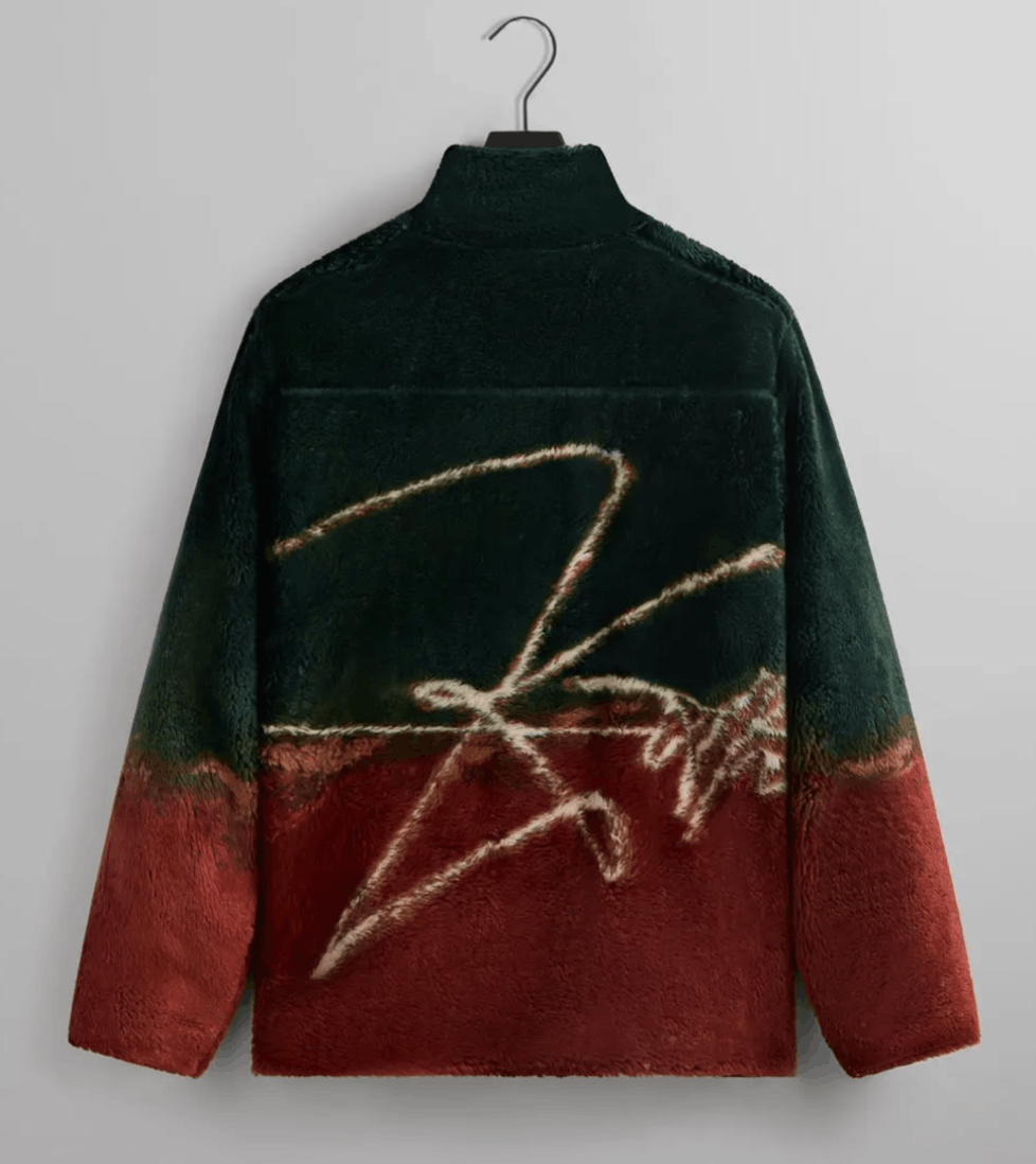 Kith Kith RARE Hazy Script Sherpa Full Zip! Size US L / EU 52-54 / 3 - 2 Thumbnail