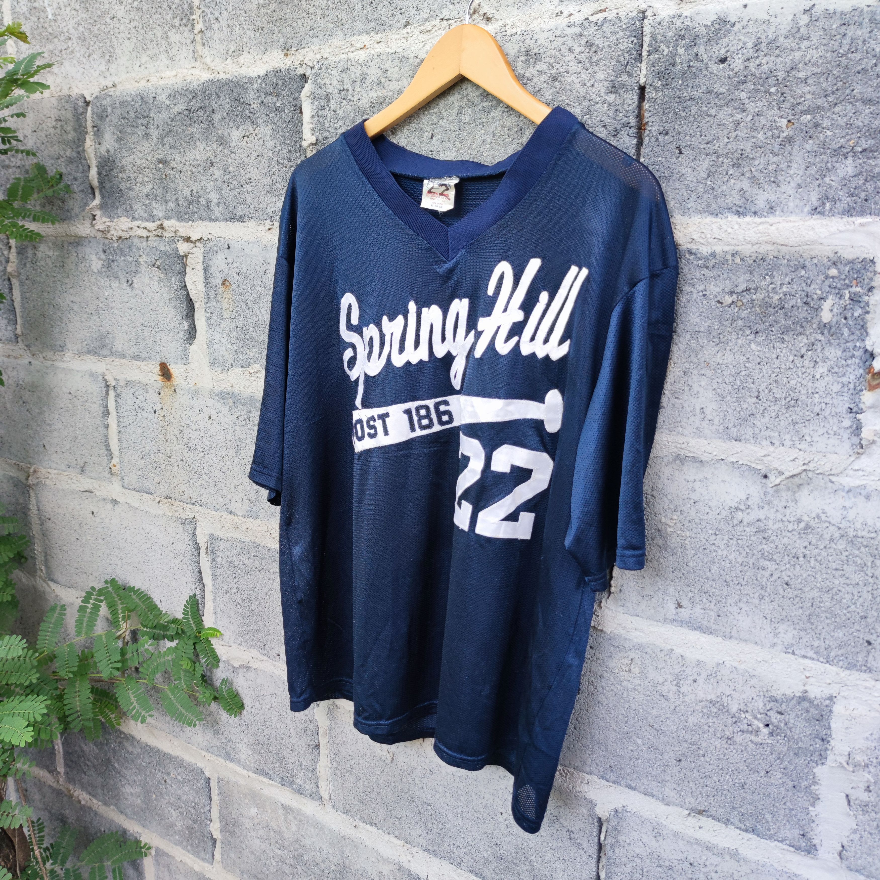 Vintage Vintage 90s Spring Hill Post 186 Teamwork Athletic Jersey Size US XL / EU 56 / 4 - 6 Thumbnail