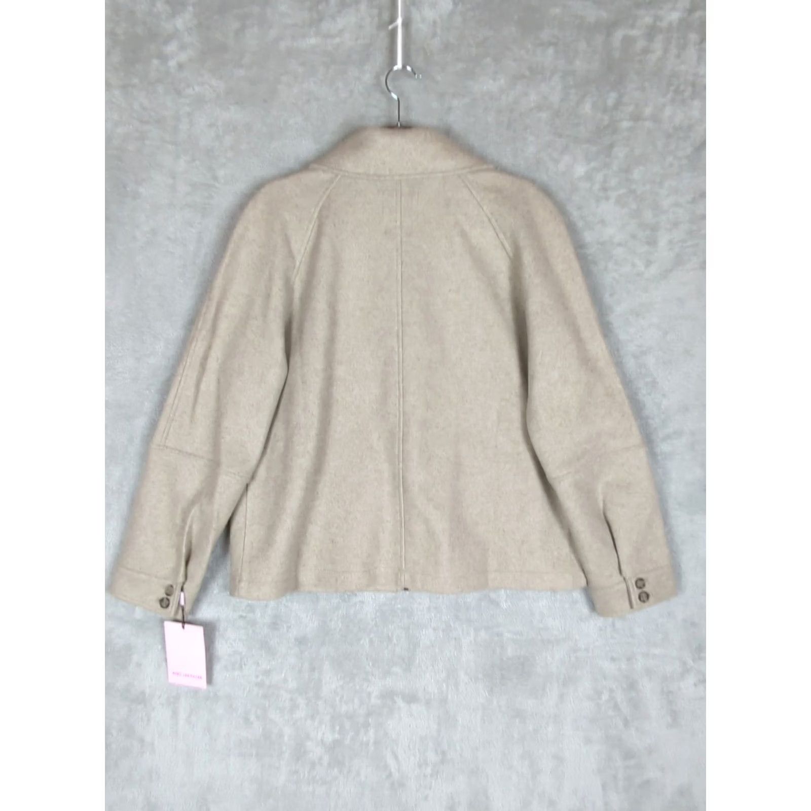 AVEC LES FILLES VINTAGE Anthropologie Avec Les Filles Jacket Womens L Oatmeal Relaxed fit Minimalist Size L / US 10 / IT 46 - 2 Thumbnail