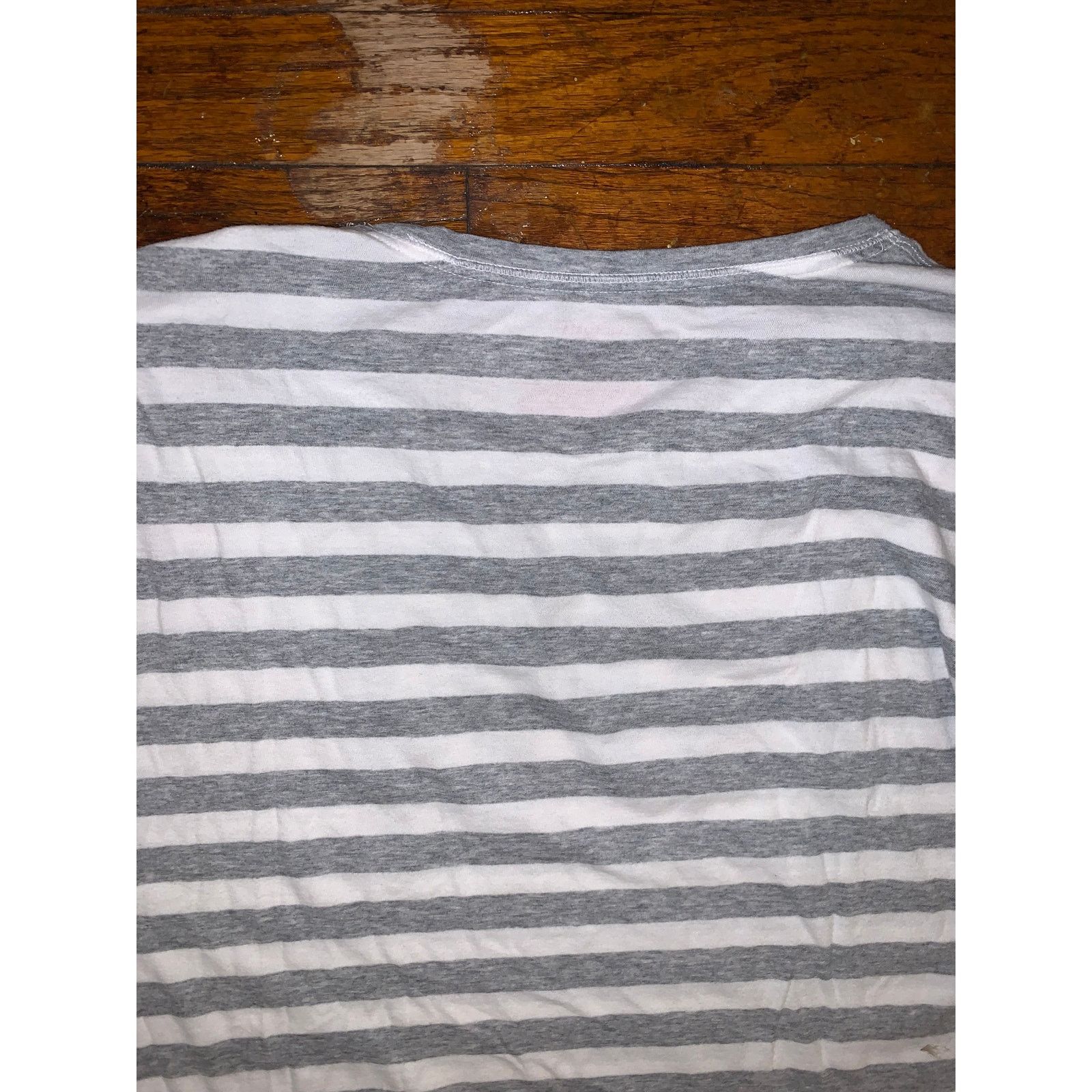 Victoria's Secret Victoria’s Secret LOVE Sleep Shirt Pink Gray Stripe LS Size S / US 4 / IT 40 - 7 Thumbnail