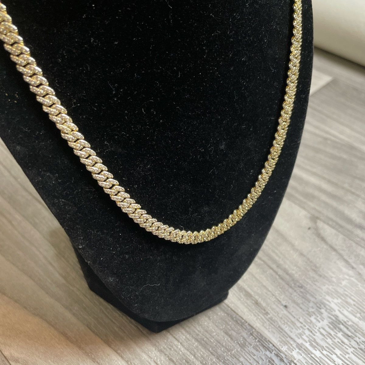 Jewelry Diamond Cuban Chain in Yellow Gold Size ONE SIZE - 3 Thumbnail