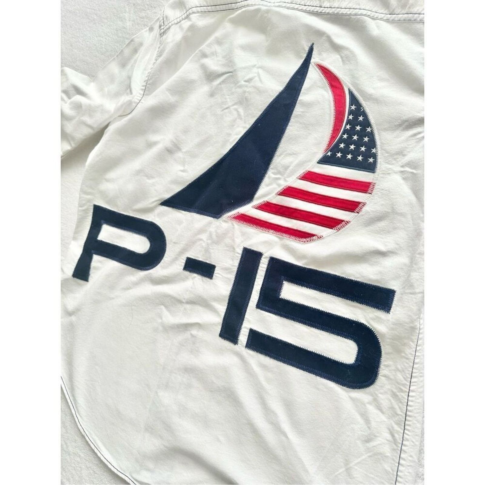 Ralph Lauren Ralph Lauren Polo P-15 Nautical Sailboat Long Sleeve Shirt Size US M / EU 48-50 / 2 - 2 Thumbnail