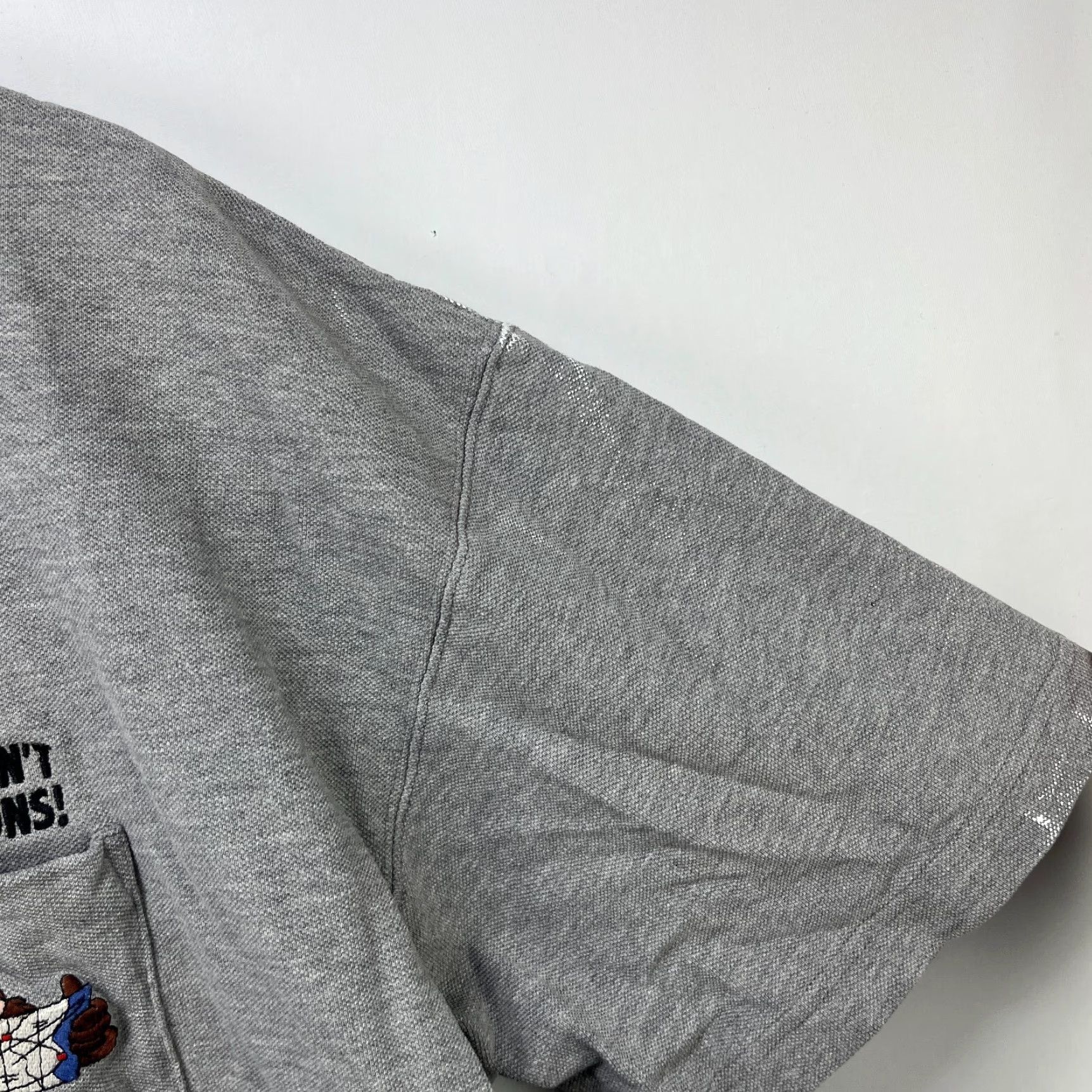 Vintage VINTAGE Looney Tunes Taz Pocket T-Shirt Mens 2XL Gray 90s Vintage T-Shirt Real Men Men’s 2XL Size US XXL / EU 58 / 5 - 5 Thumbnail