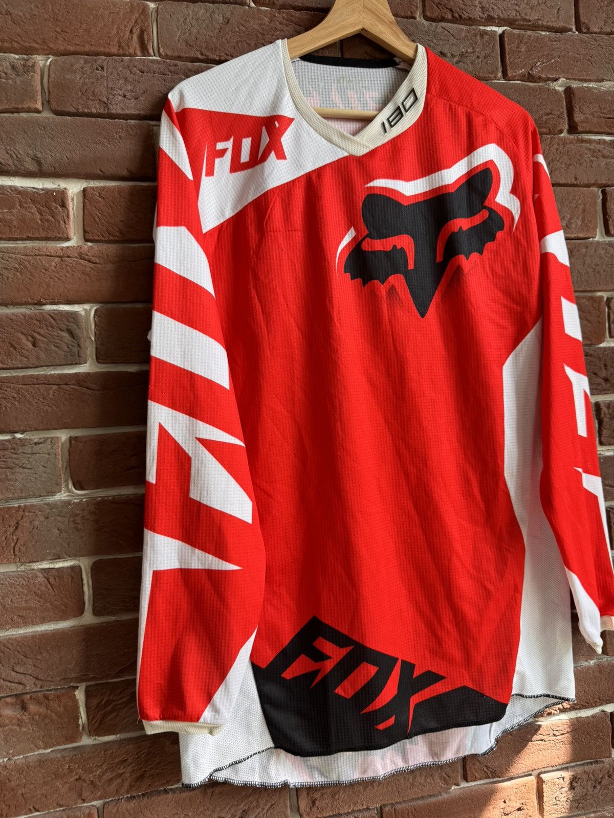 Fox Racing Vintage Fox racing jersey size M big logo Moto racing Size US M / EU 48-50 / 2 - 3 Thumbnail