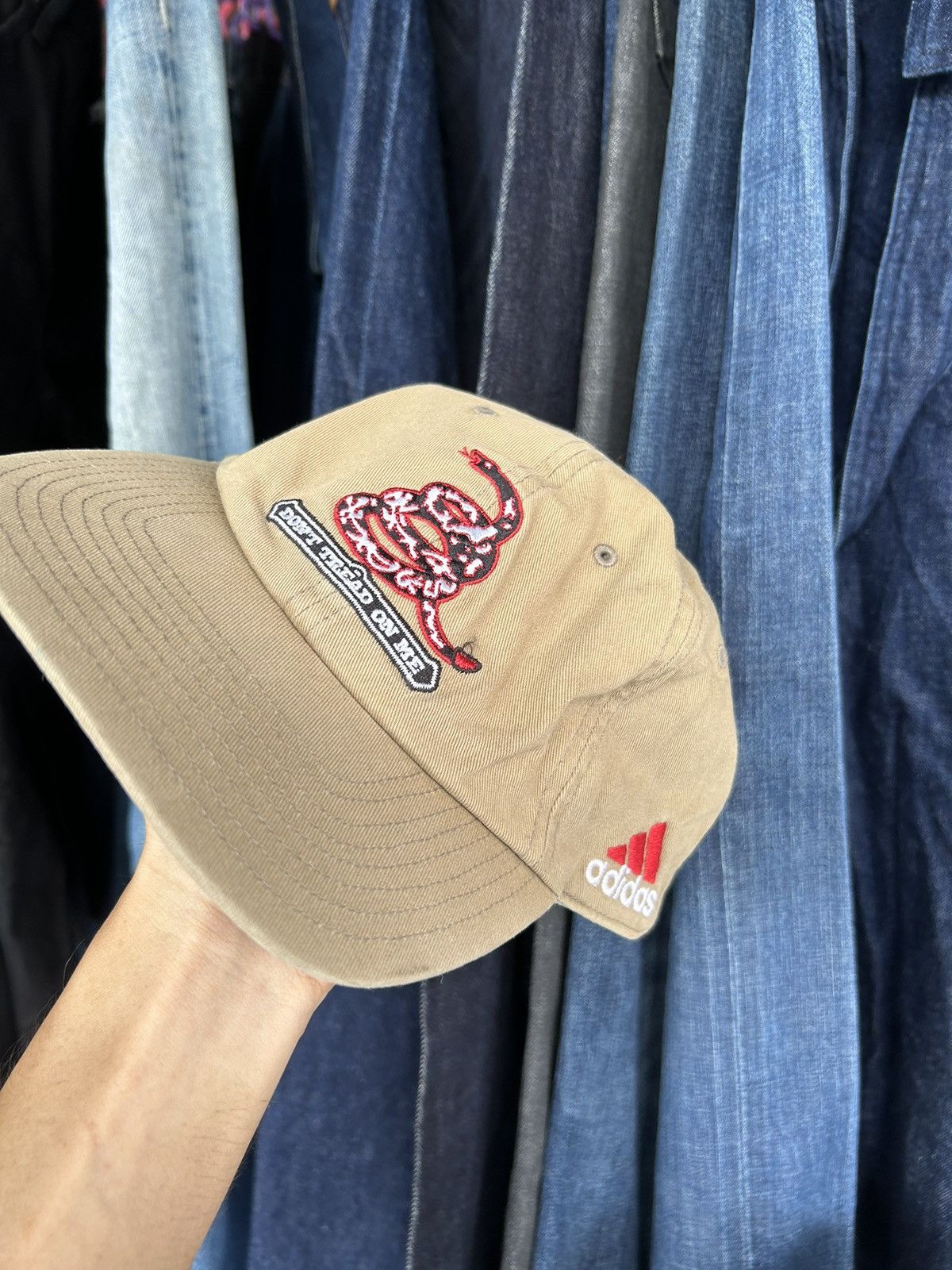 Adidas × Vintage Vintage ADIDAS Dont Tread On Me Hats ☠️ Size ONE SIZE - 11 Thumbnail