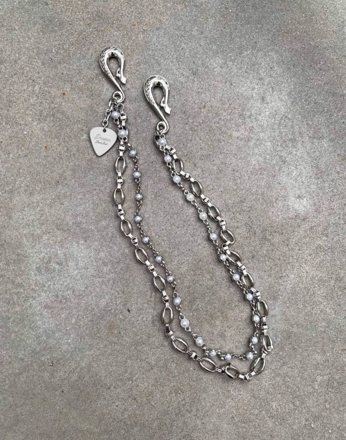 Japanese Brand × Jewelry 2 Layer Natural Echo Pearled Wallet Chain Size ONE SIZE - 2 Thumbnail