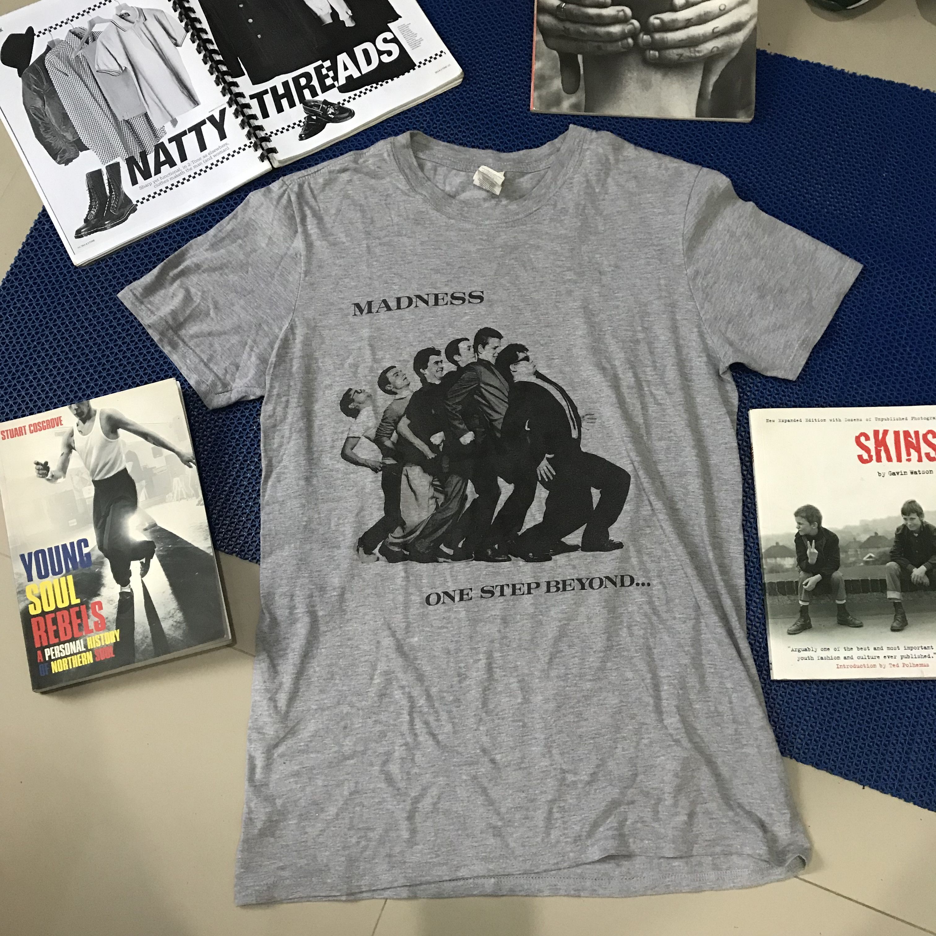 Band Tees × Madness Vintage madness ONE STEP BEYOND Ska Two Tone Tshirt grey tee Size US M / EU 48-50 / 2 - 15 Thumbnail