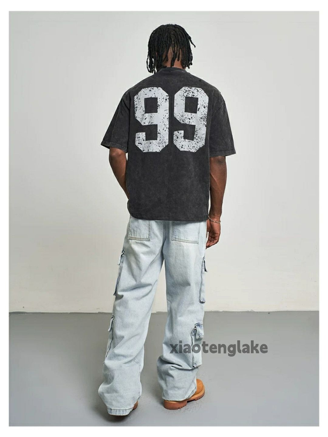 Jean × Vintage washed faded cleanfit yuppie y2k work cargo jeans Size US 32 / EU 48 - 2 Thumbnail