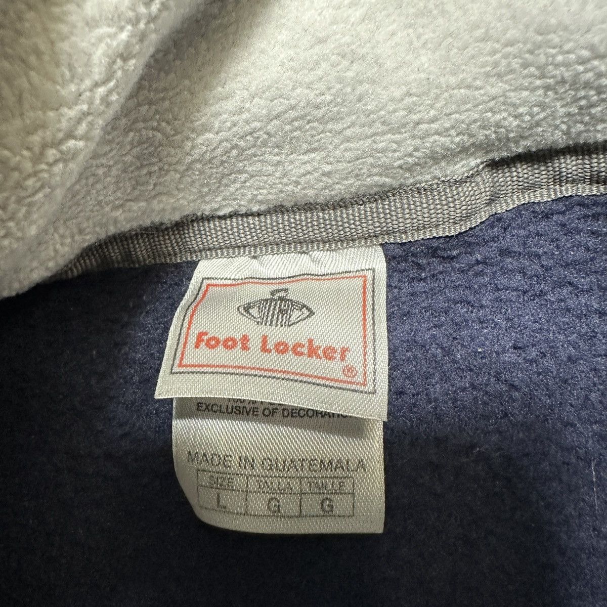 Foot Locker × Vintage Vintage Foot Locker fleece sweatshirt Size US L / EU 52-54 / 3 - 4 Thumbnail