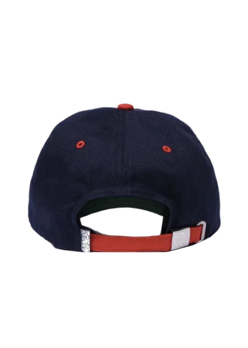Bape BAPE College Panel Cap (SS22) Navy/Red Size ONE SIZE - 2 Thumbnail