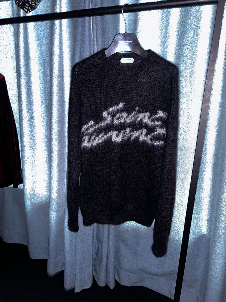 Yves Saint Laurent Saint laurent 22FW Letter Logo Sweater 2503-Nextarrow Size US S / EU 44-46 / 1 - 1 Thumbnail