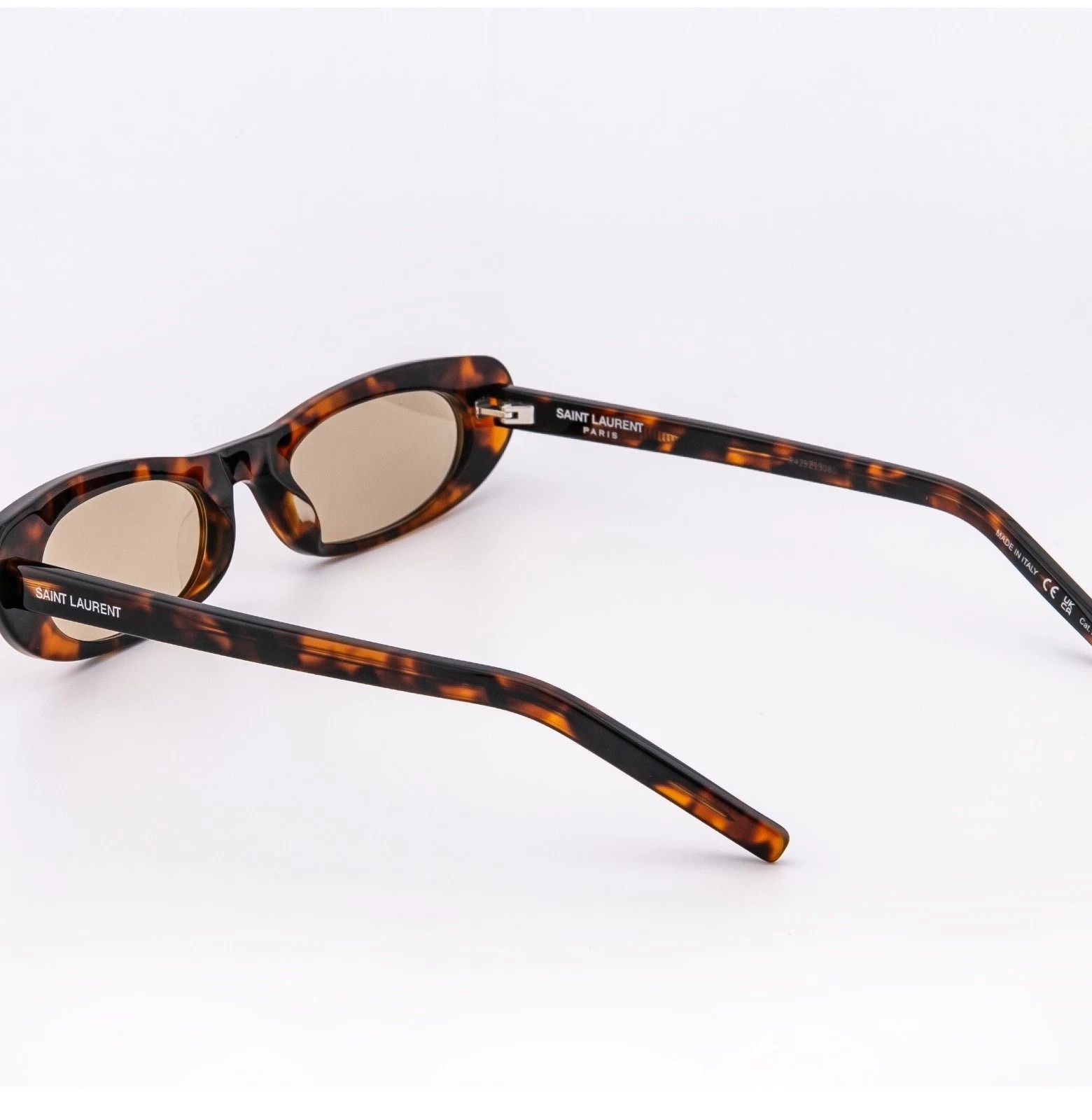 Yves Saint Laurent SAINT LAURENT SHADE SL 557 SL557 Brown Havana Sunglasses 008 Size ONE SIZE - 2 Thumbnail