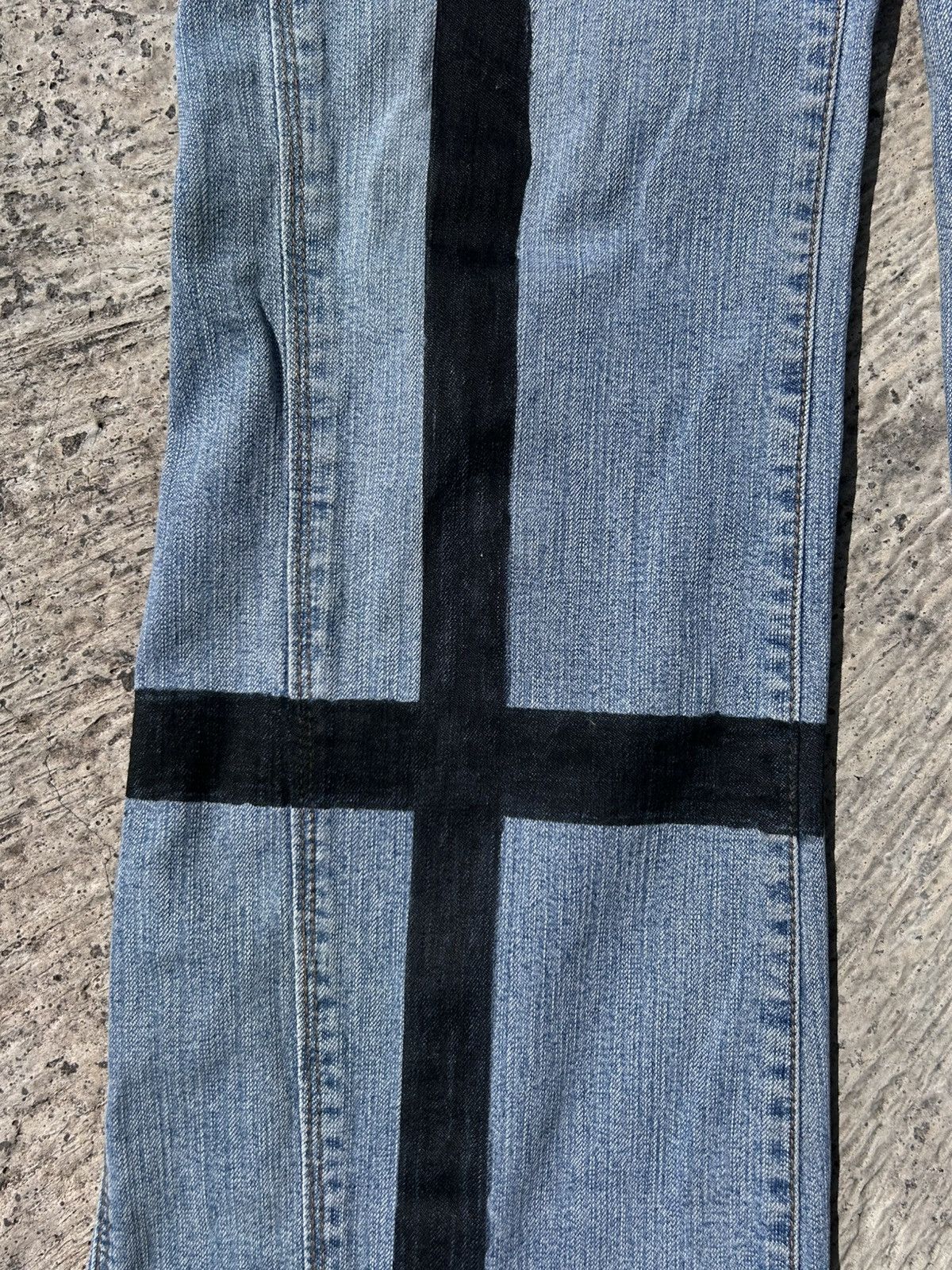 Handmade × Hysteric Glamour Jhon Jello Flare Jeans LGB style Size 29" - 8 Thumbnail