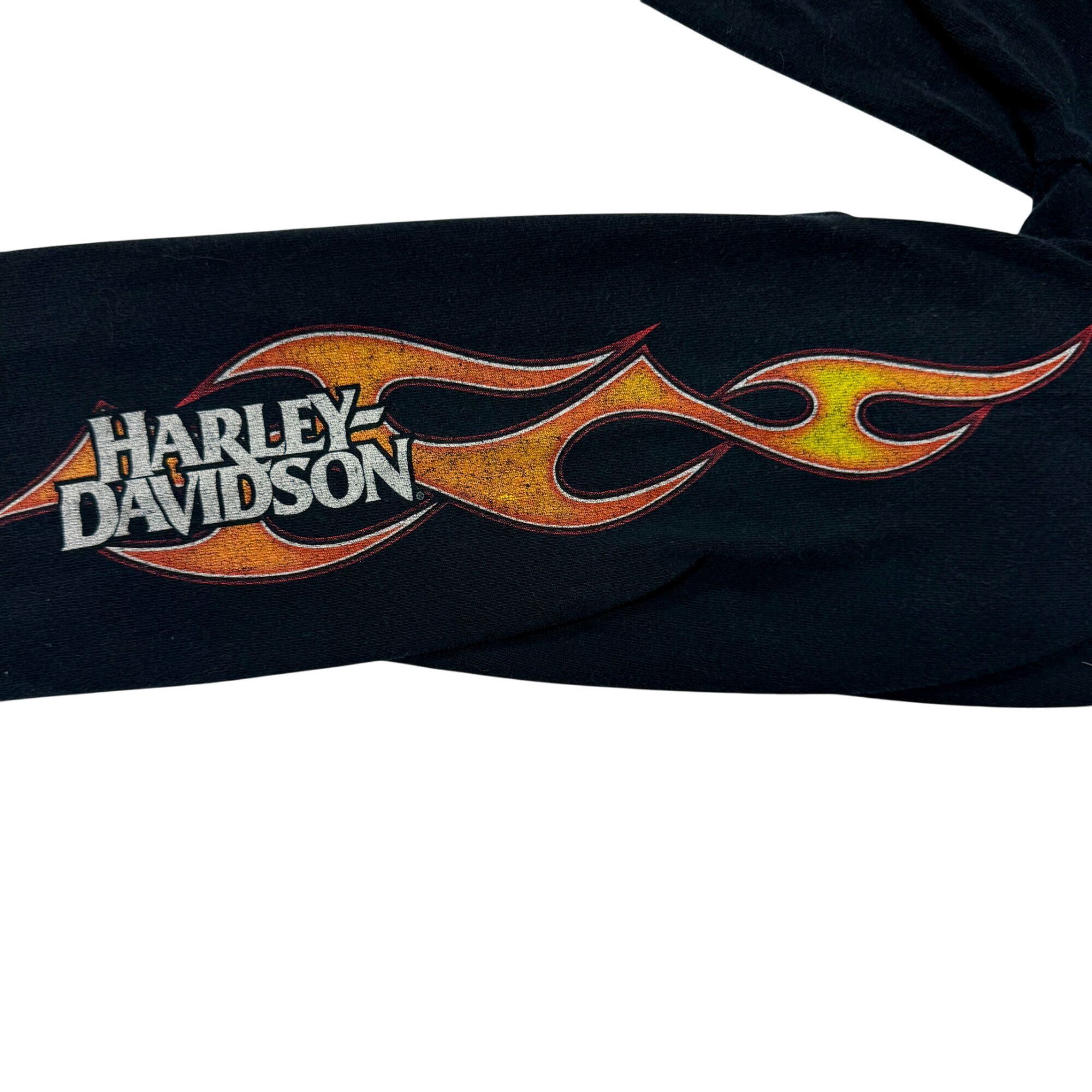 Harley Davidson Harley Davidson Corpus Christi Texas Long Sleeve FLAMES Tee Size US XXL / EU 58 / 5 - 9 Thumbnail