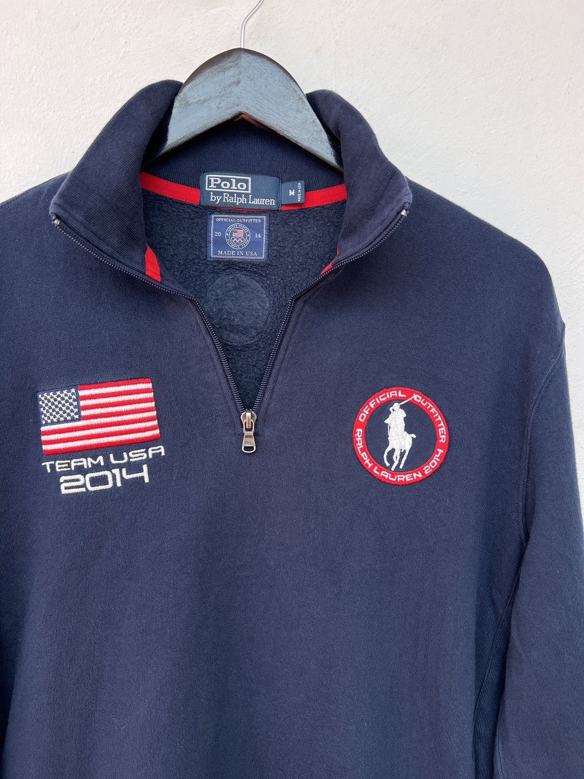 Polo Ralph Lauren Polo Ralph Lauren USA Olympic Team Sweatshirt M Navy Cotton Size US M / EU 48-50 / 2 - 10 Thumbnail