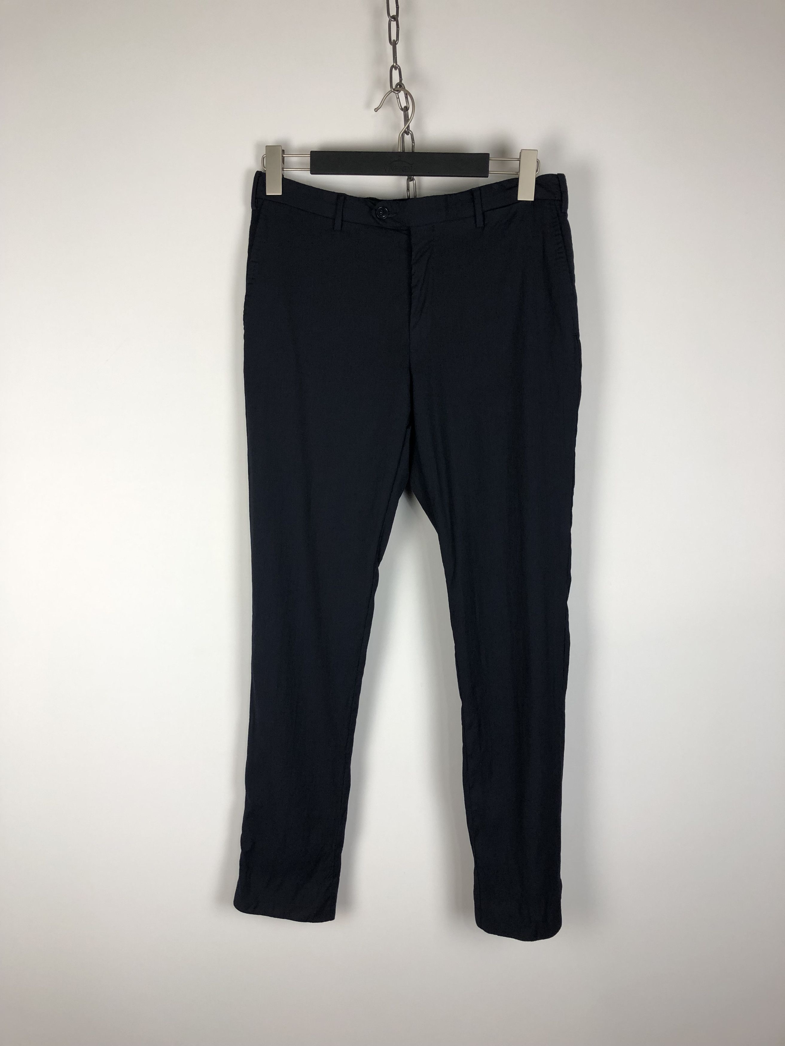 Pal Zileri Pal Zileri Classic Wool Pants Navy Trousers size 48R Size US 32 / EU 48 - 1 Thumbnail