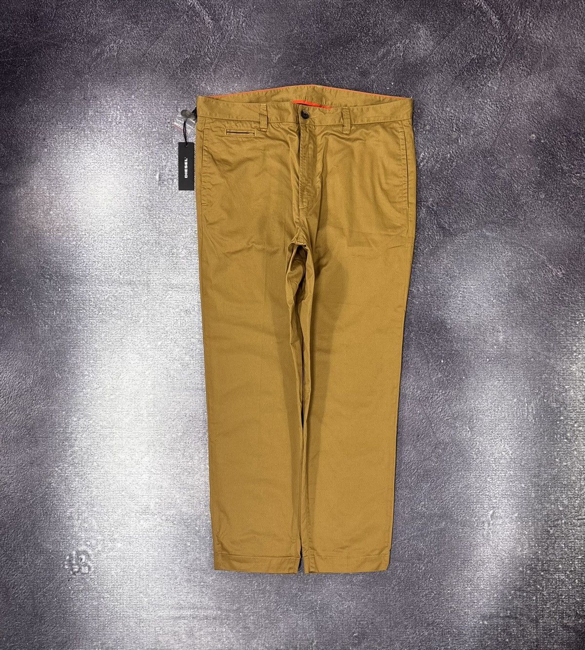 Diesel Diesel P-Madox NWT Men’s Mustard Orange Straight Fit Pants Size US 32 / EU 48 - 1 Thumbnail
