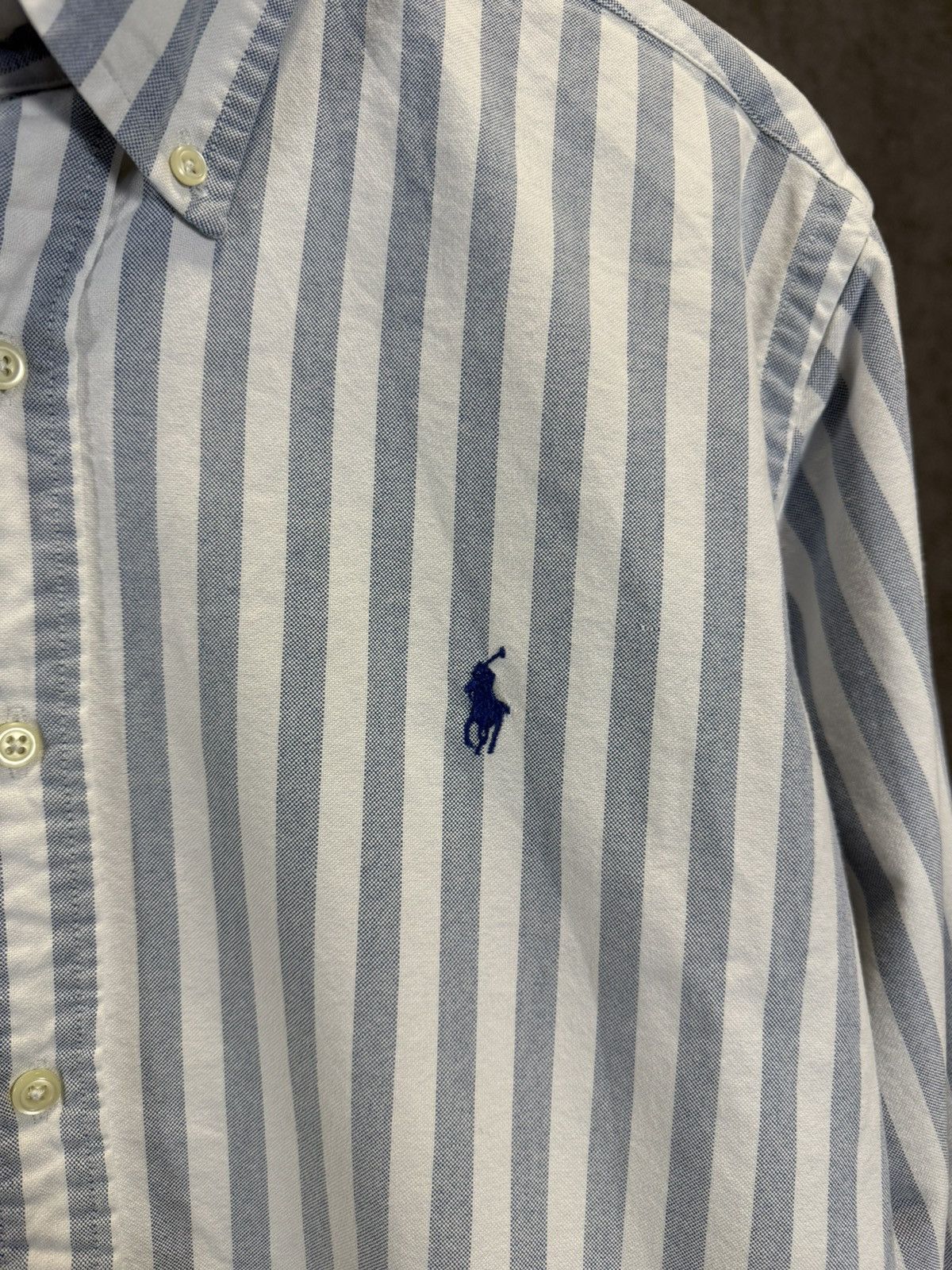 Polo Ralph Lauren Polo Ralph Lauren designer striped logo shirt Size US L / EU 52-54 / 3 - 3 Thumbnail