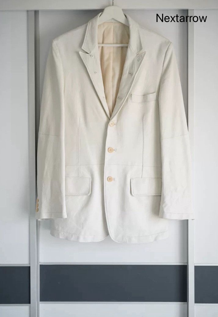 Yohji Yamamoto 10ss leather coat 2412-Nextarrow