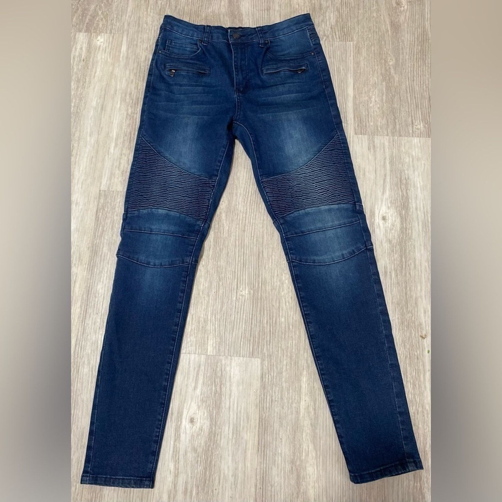 Other American Bazi | Dark Wash Mid Rise Skinny Jeans RJL-467 | 5 Size 25" / US 0 / IT 36 - 2 Thumbnail