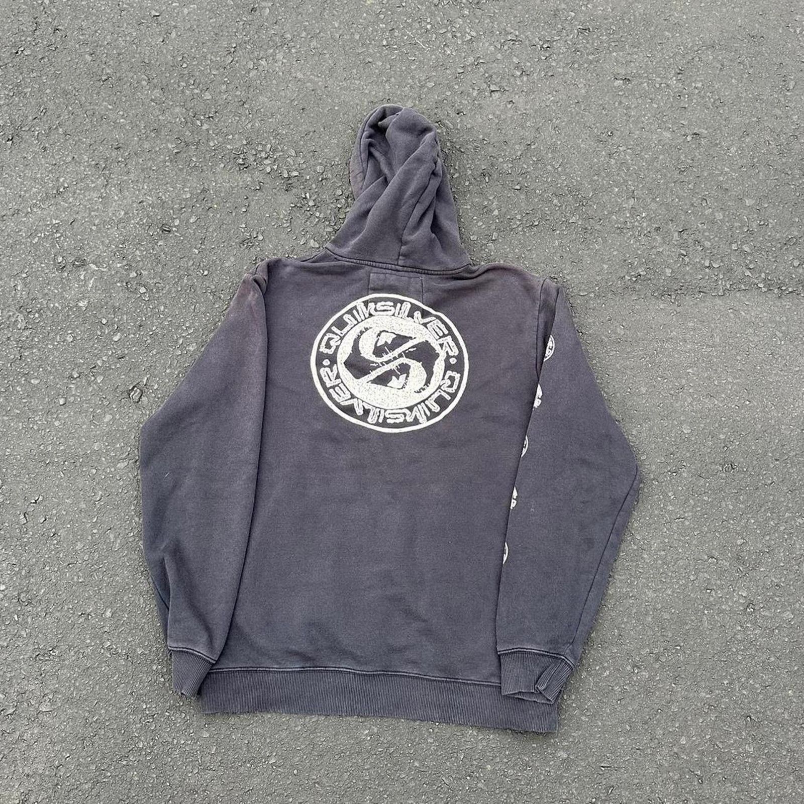 Quiksilver × Vintage Vintage Quiksilver Hoodie Size US XL / EU 56 / 4 - 2 Thumbnail