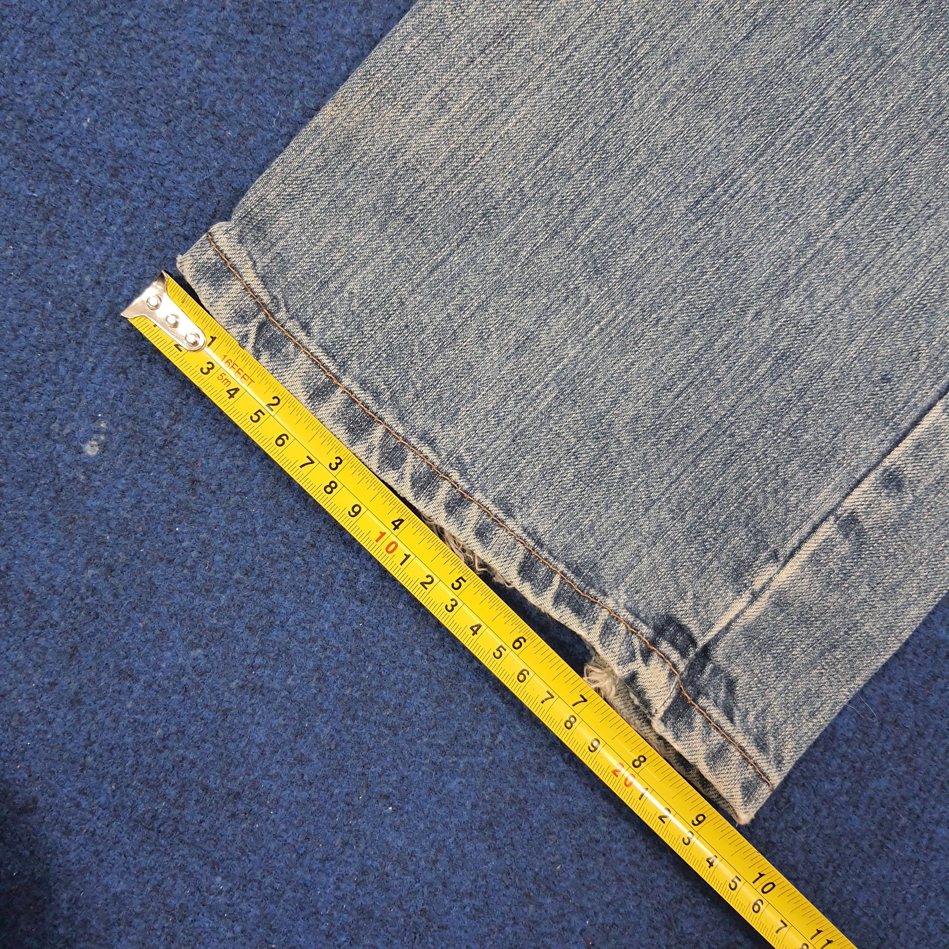 Stussy Vintage Stussy Authentic Workgear Custom Logo Jeans C228N11 Size US 35 - 16 Thumbnail