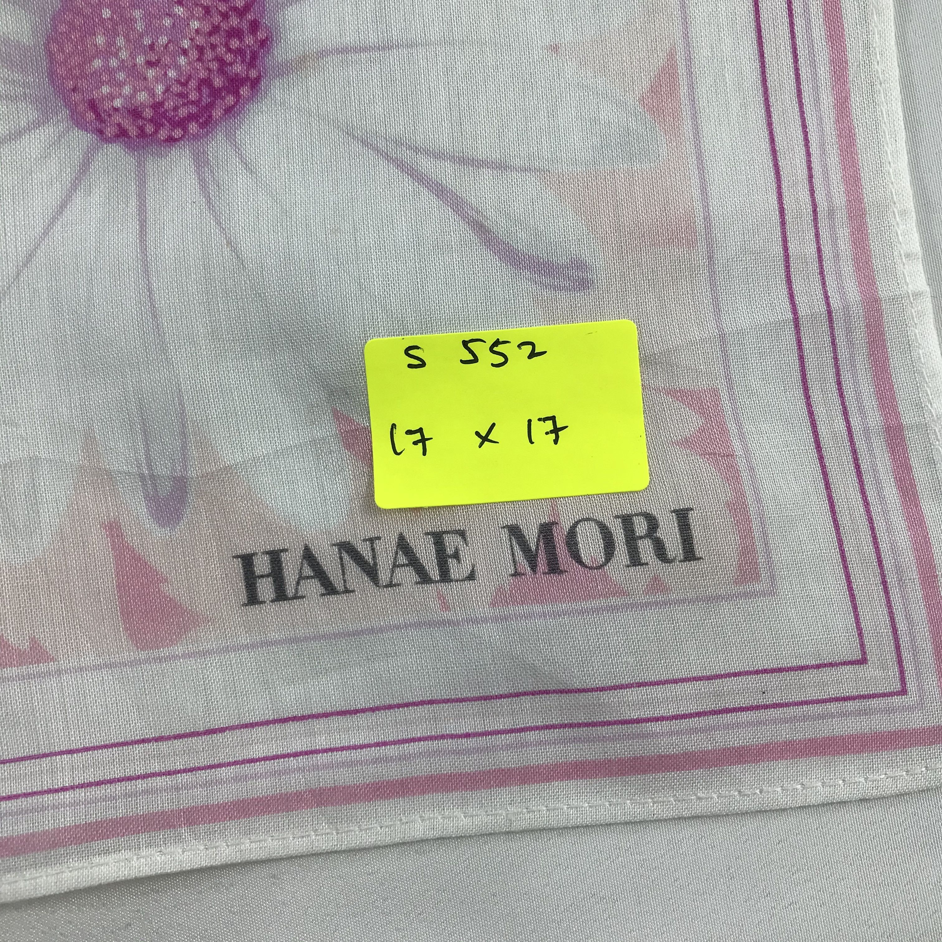 Hanae Mori × Vintage Hanae Mori Bandana / Handkerchief / Neckerchief - S552 Size ONE SIZE - 5 Thumbnail