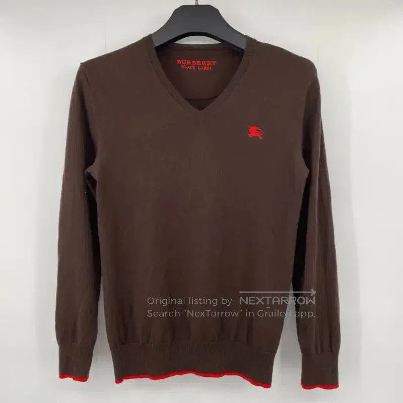 Burberry Burberry Brown Long Sleeve Knit Sweater. Size US L / EU 52-54 / 3 - 1 Thumbnail