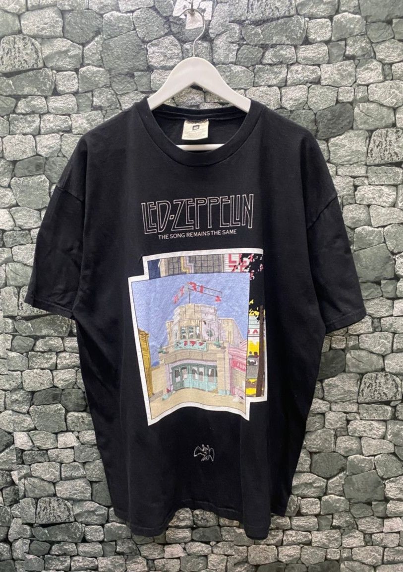 Band Tees 💥Best Offer💥Vintage 90s Led Zeppelin Rock Tshirt Size US XL / EU 56 / 4 - 1 Thumbnail