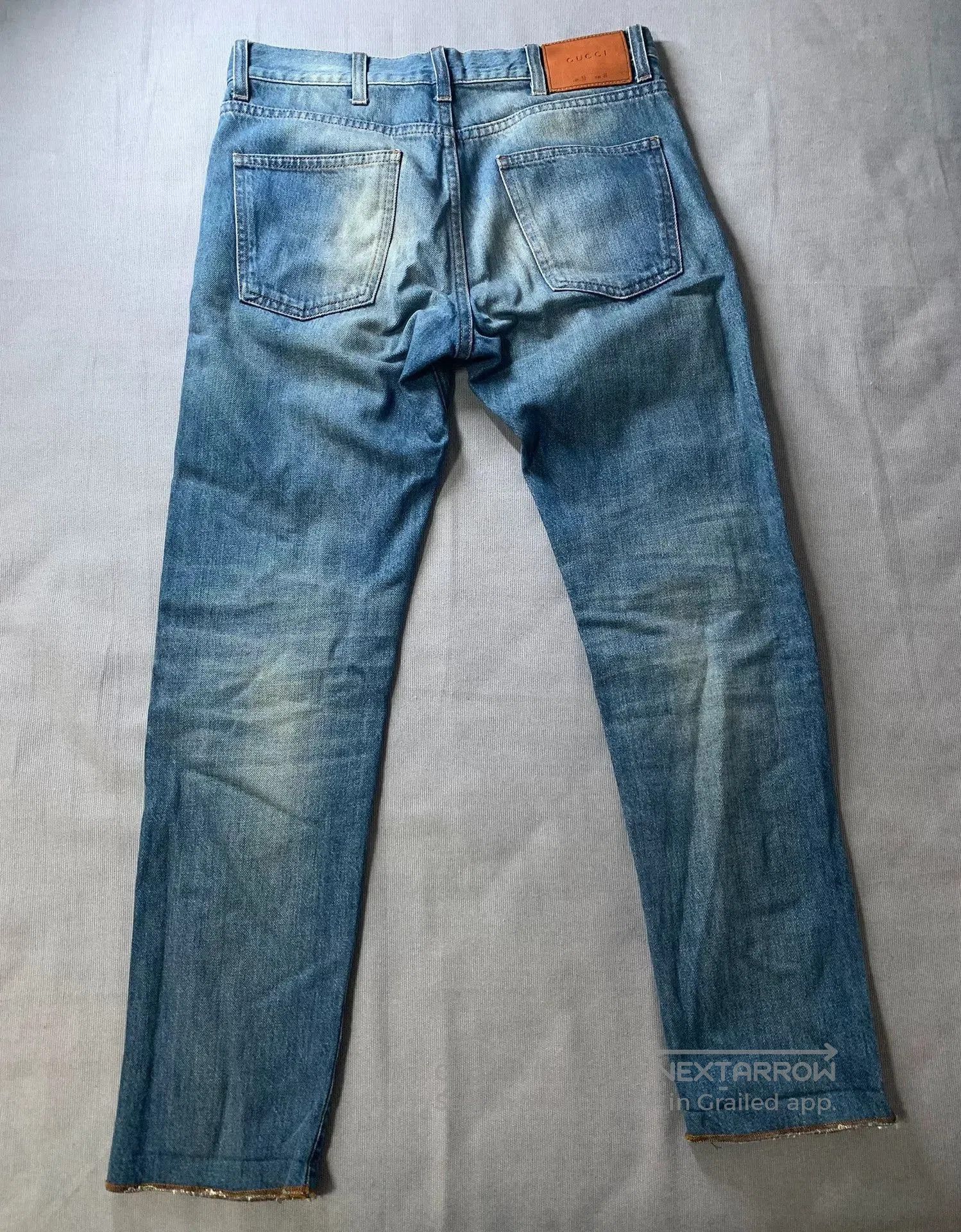 Gucci Gucci Coral Snake Embroidered Jeans. Size US 30 / EU 46 - 2 Thumbnail