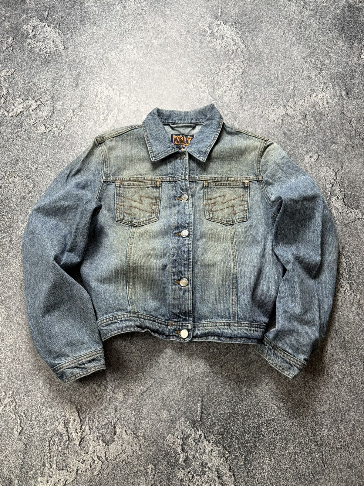 Walter Van Beirendonck Walter Van Beirendonck Wlt Kiss The Future Fade Denim Jacket Size M / US 6-8 / IT 42-44 - 1 Thumbnail