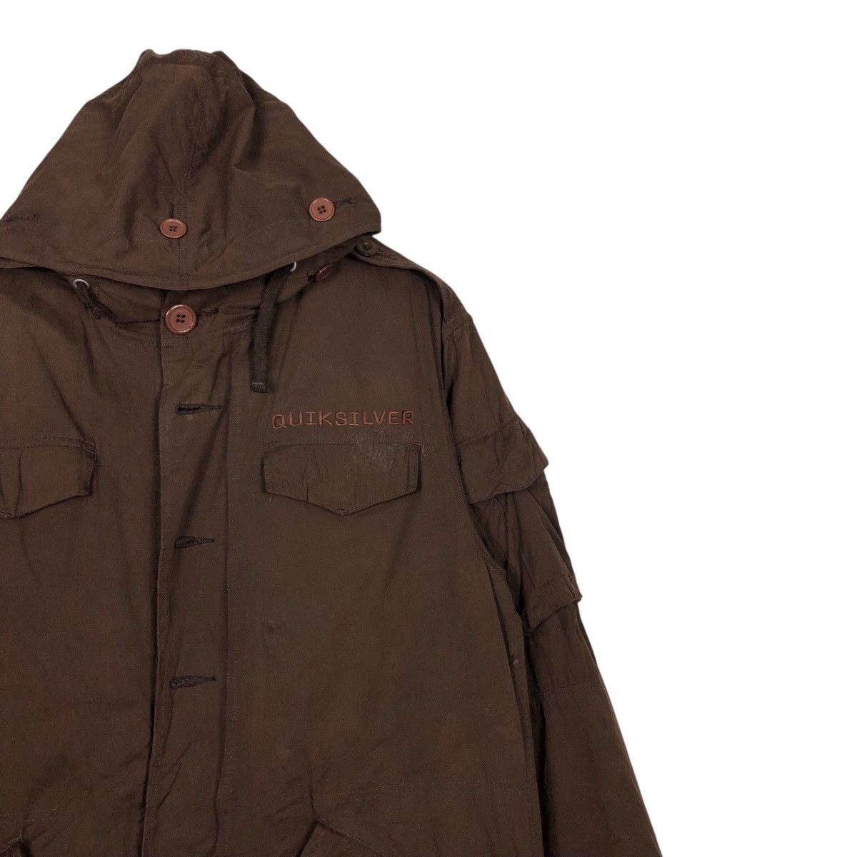 Japanese Brand × Quiksilver × Vintage 📌Vintage Chore Jacket Quicksilver Mink Blanket Bondage Size US M / EU 48-50 / 2 - 7 Thumbnail