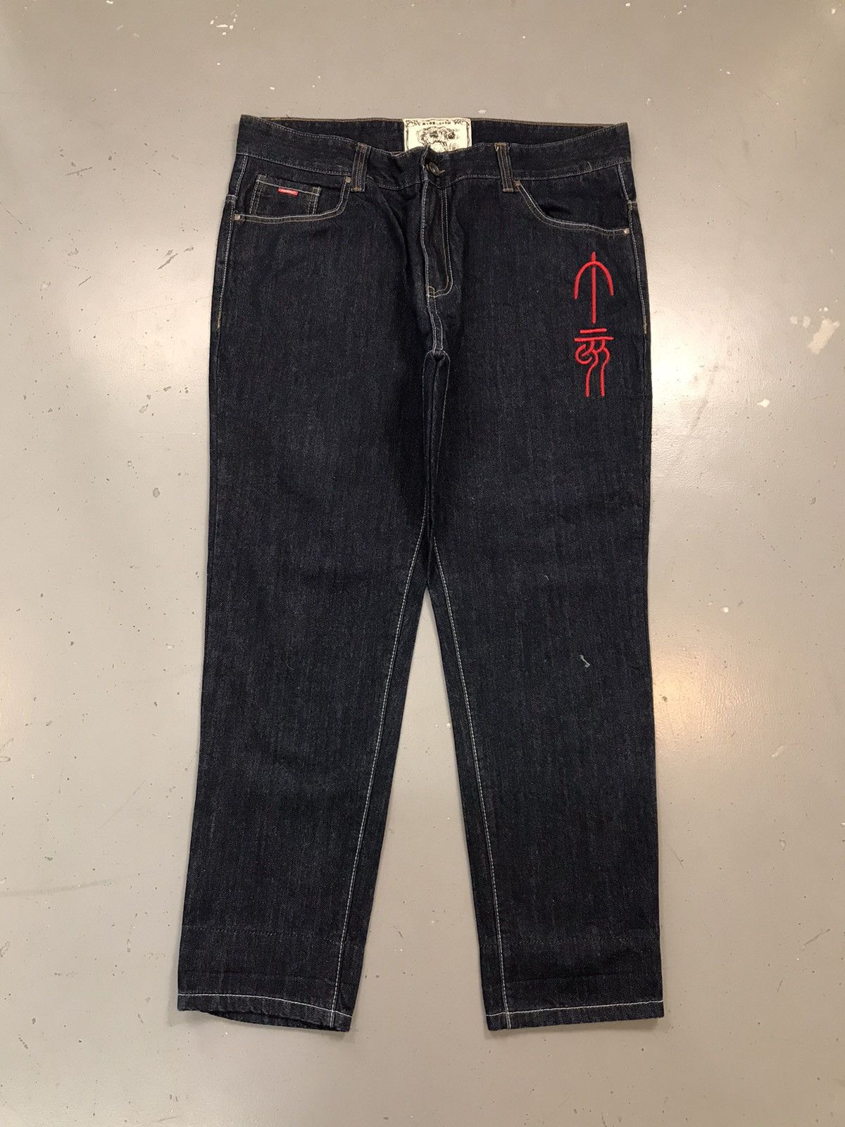 JNCO × Vintage Vintage pais kn0001 thread embroidered denim Size US 40 / EU 56 - 2 Thumbnail