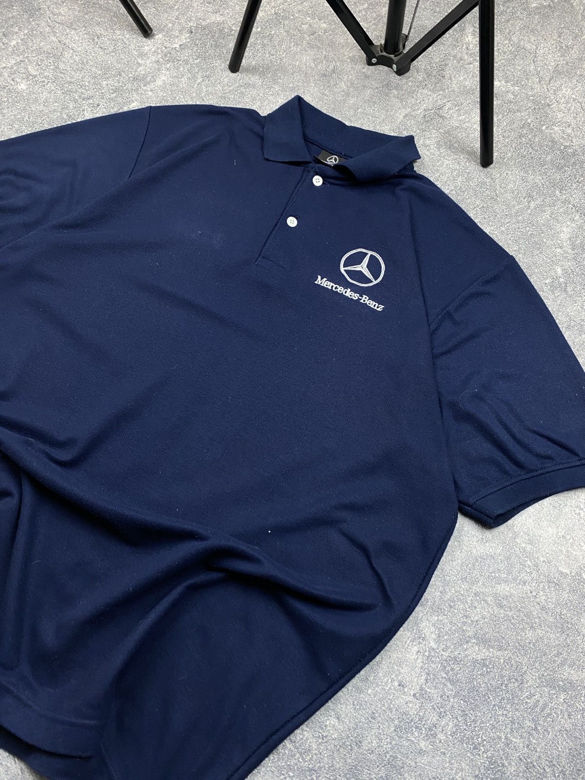 Mercedes-Benz × Vintage Mercedes Benz vintage polos tee 90s Size US XXL / EU 58 / 5 - 3 Thumbnail