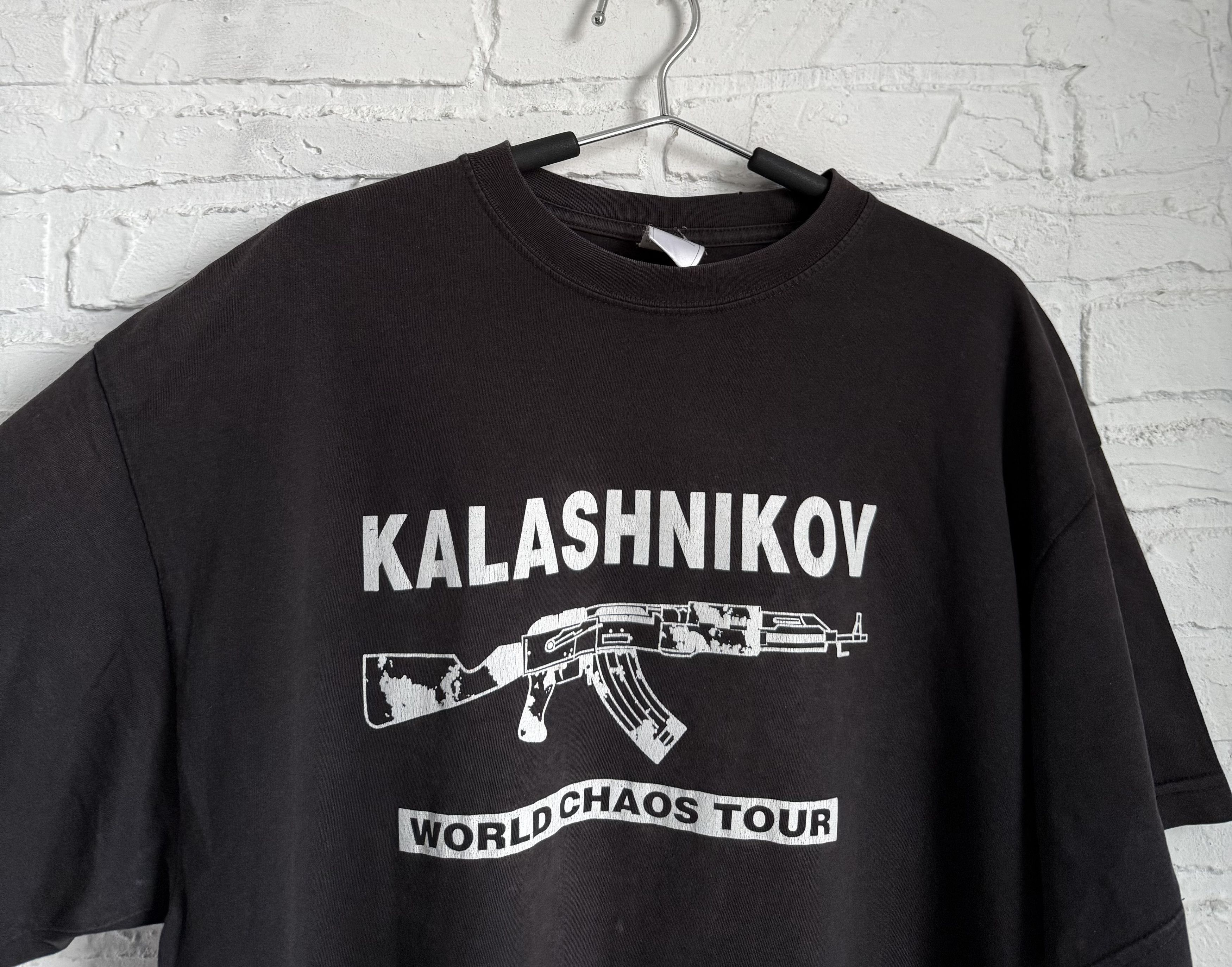 Band Tees Vintage Kalashnikov world chaos tour t-shirt Size US L / EU 52-54 / 3 - 3 Thumbnail