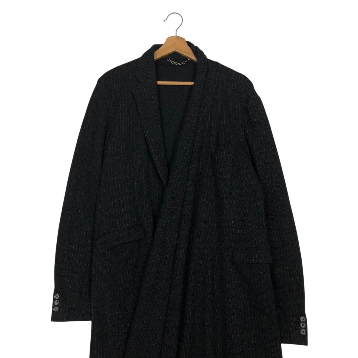 Maison MIHARA YASUHIRO 🔥RICH BLACK AVANT GARDE LONG HALF JACKET MIHARAYASUHIRO Size US M / EU 48-50 / 2 - 5 Thumbnail