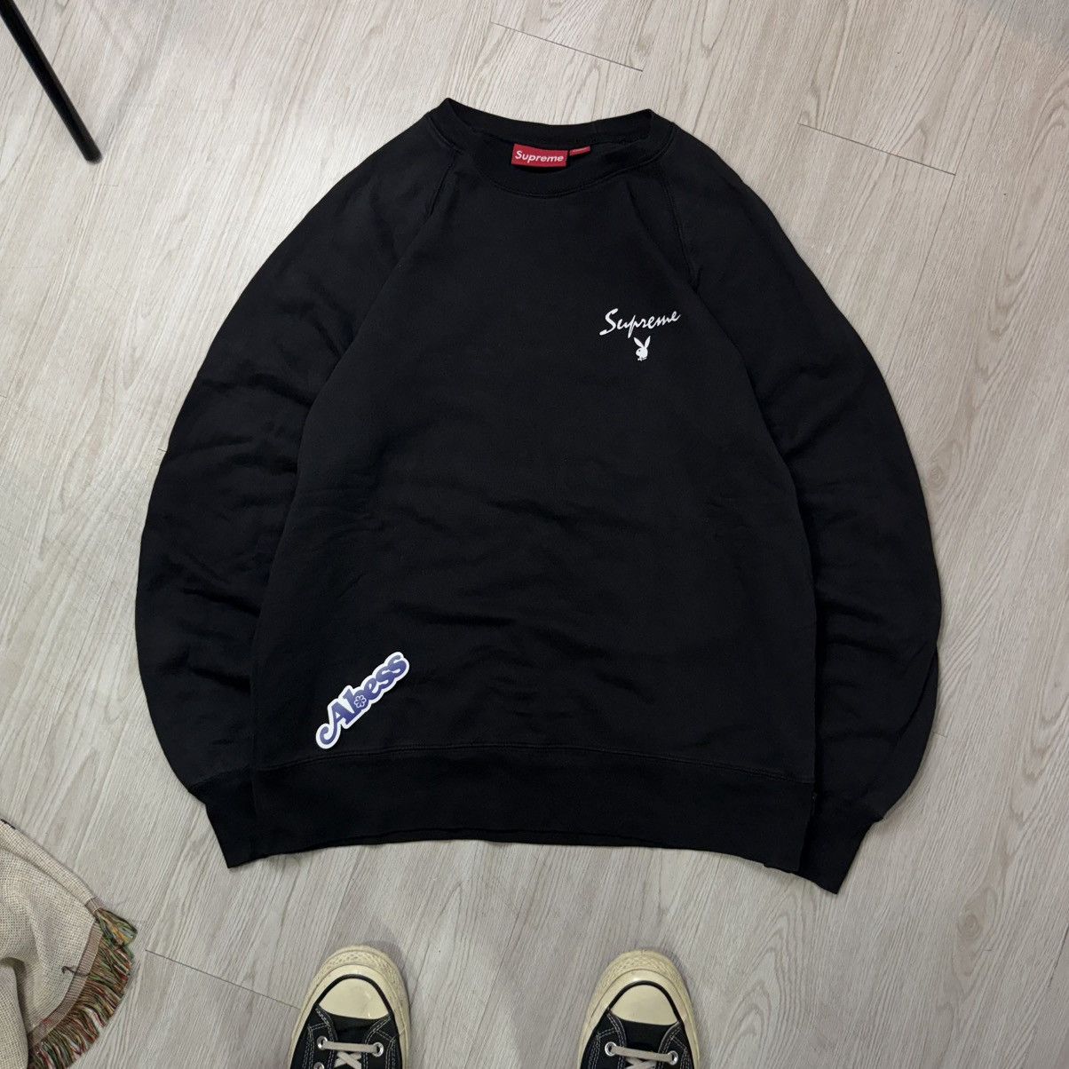 Playboy × Supreme SUPREME x PLAYBOY simple logo side black Size US L / EU 52-54 / 3 - 2 Thumbnail