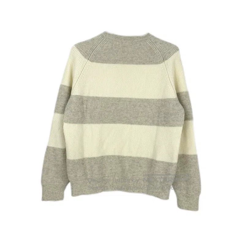 Louis Vuitton Louis Vuitton Grey and white wide striped leather label sw Size US S / EU 44-46 / 1 - 2 Thumbnail